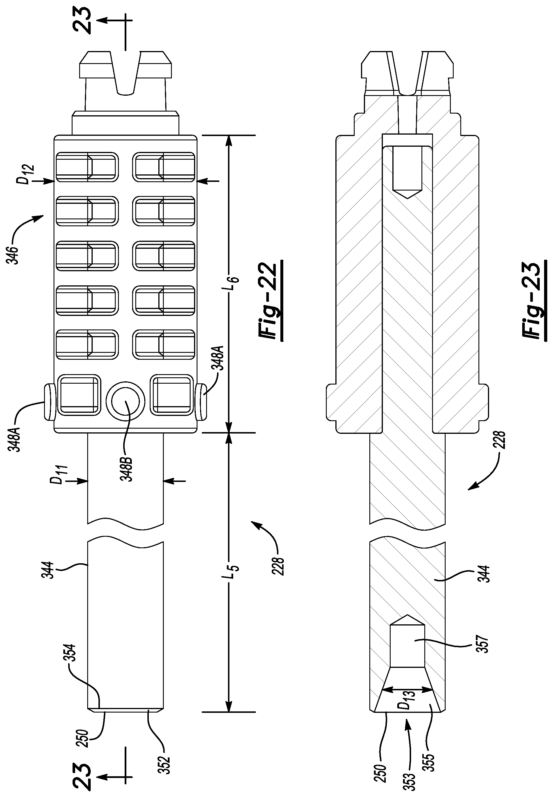 Patent US11779317 Figure 13 – Surgical device configured to strip and cut tendon