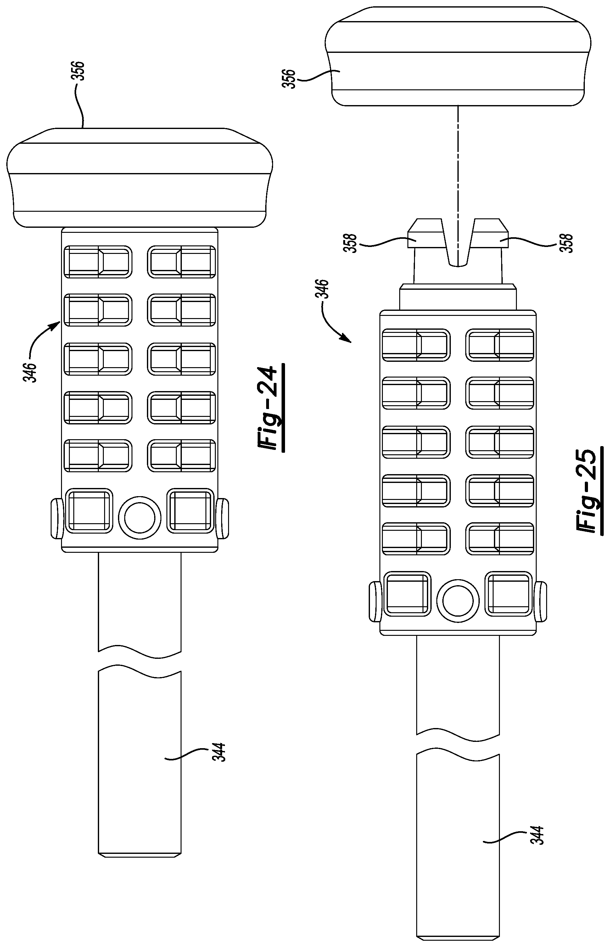 Patent US11779317 Figure 14 – Surgical device configured to strip and cut tendon