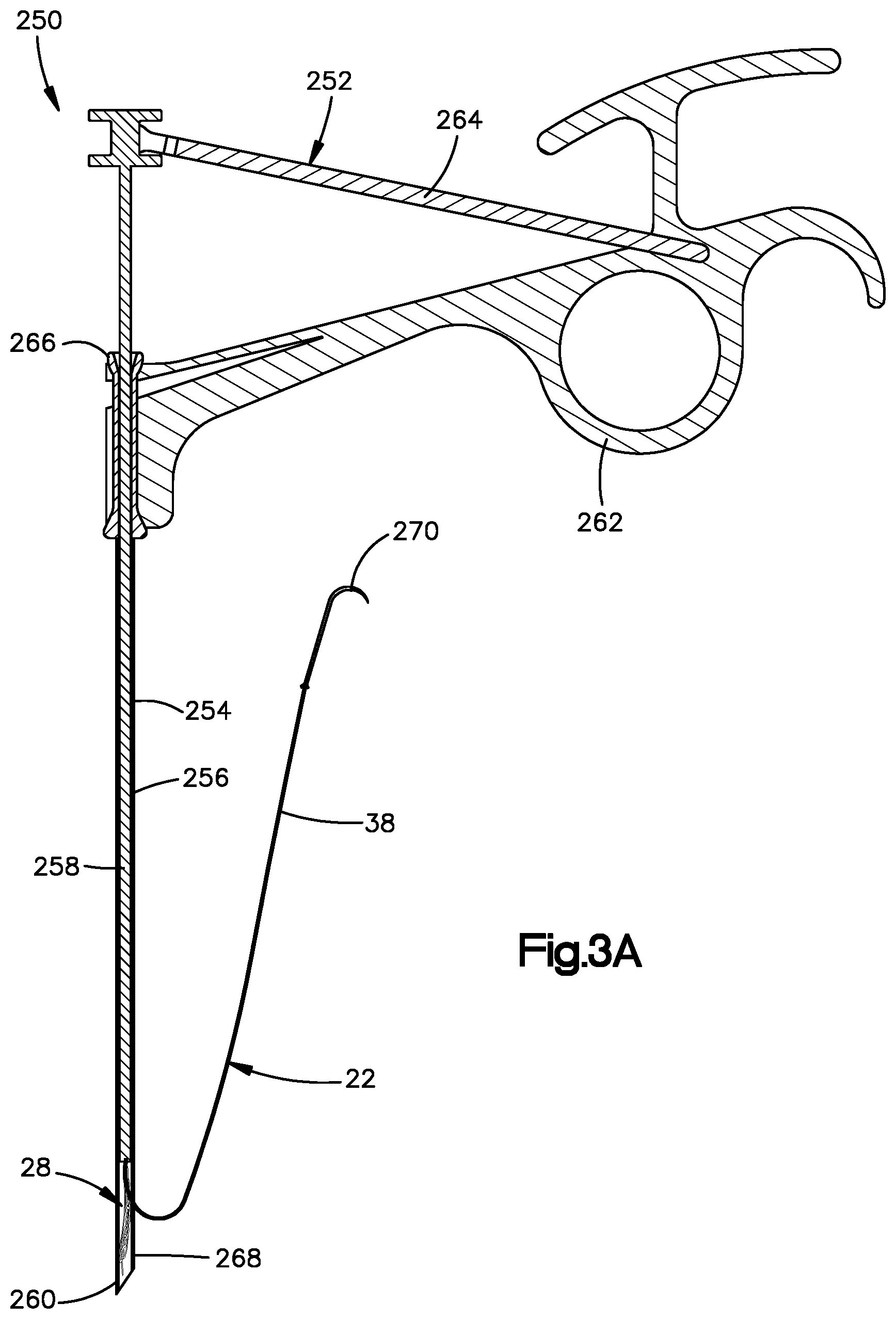 Patent US11779318 Figure 7 – Insertion instrument for anchor assembly