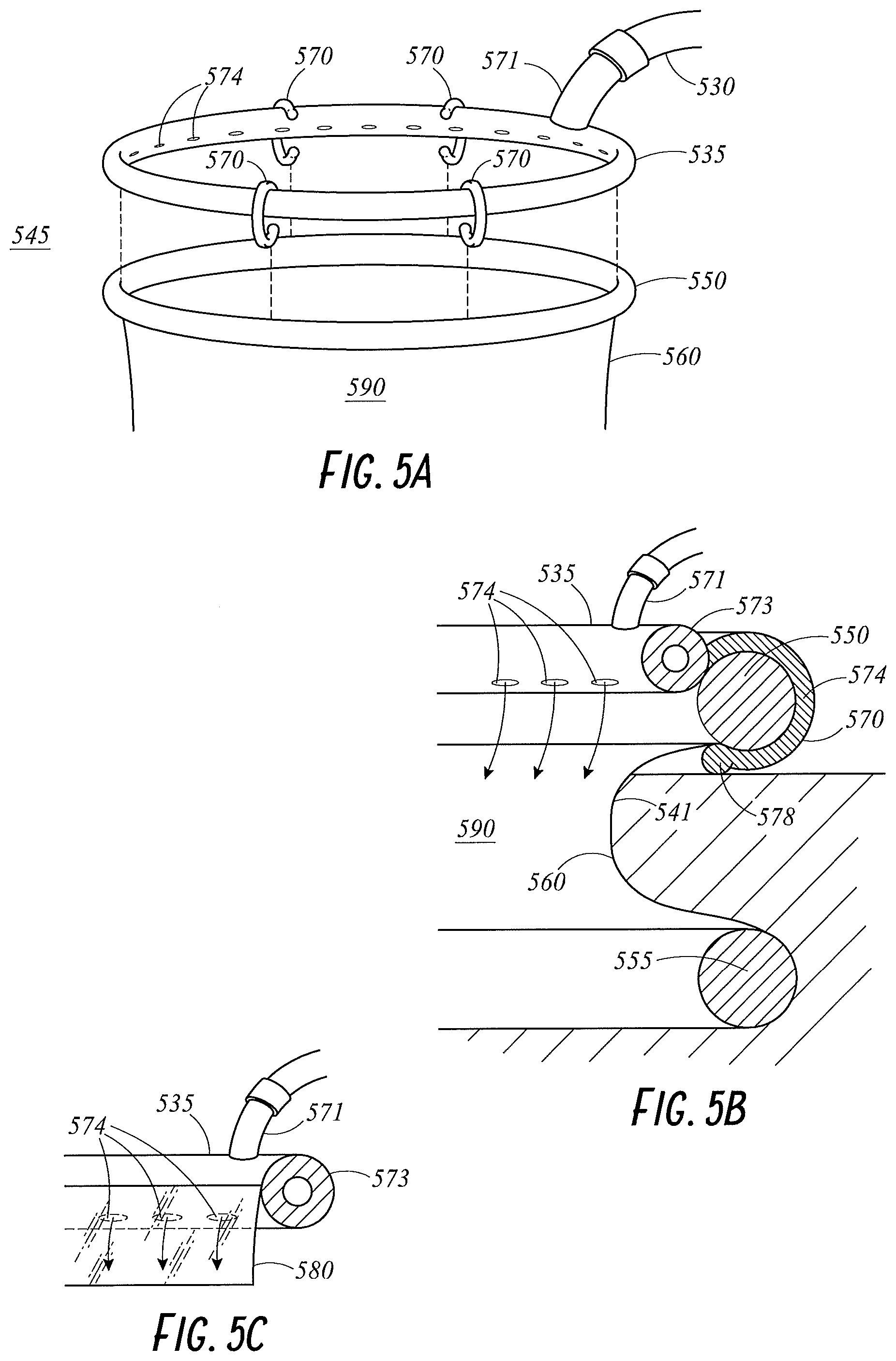 Patent US11779321 Figure 5 – Wound retractor and diffuser