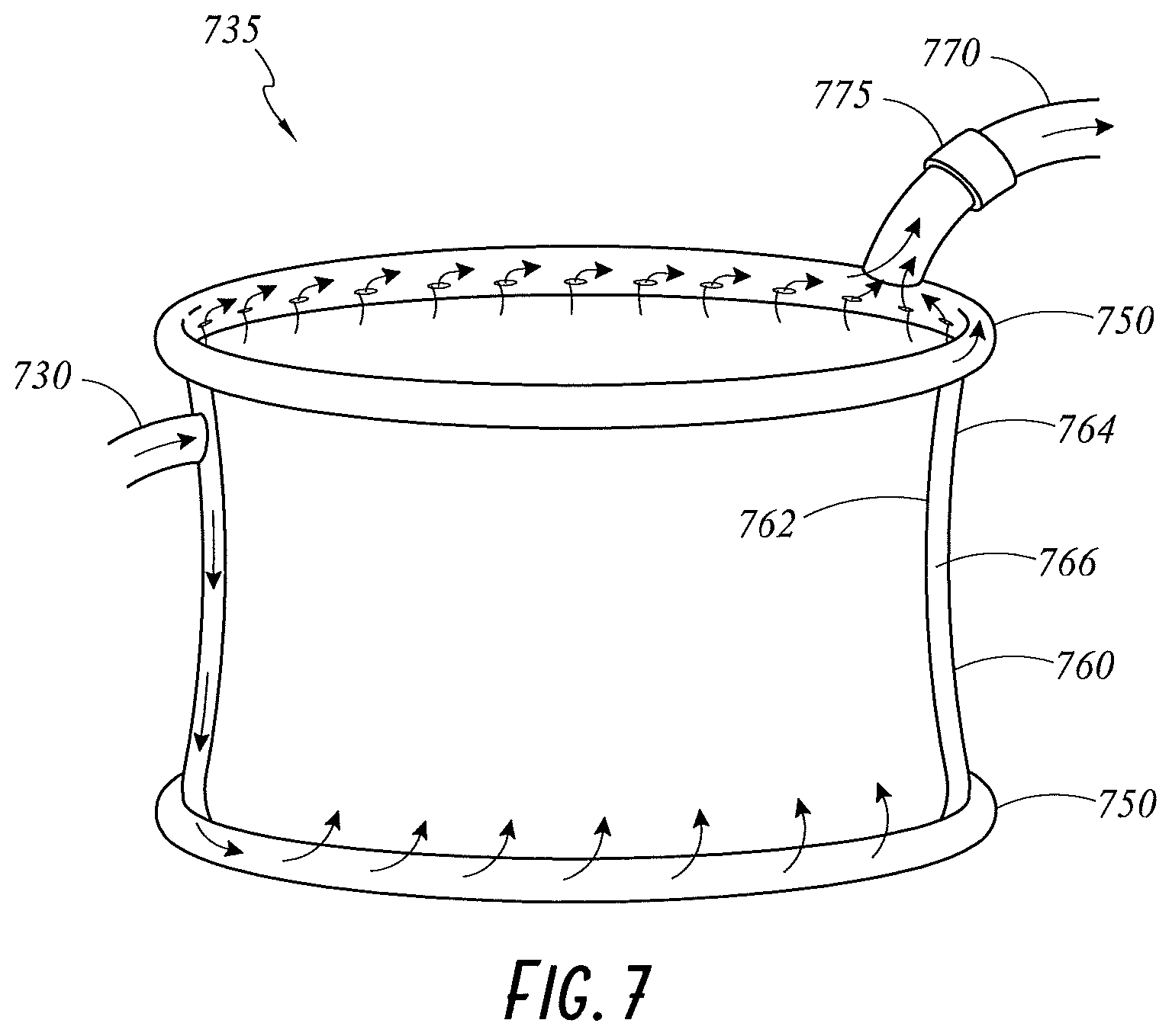 Patent US11779321 Figure 7 – Wound retractor and diffuser