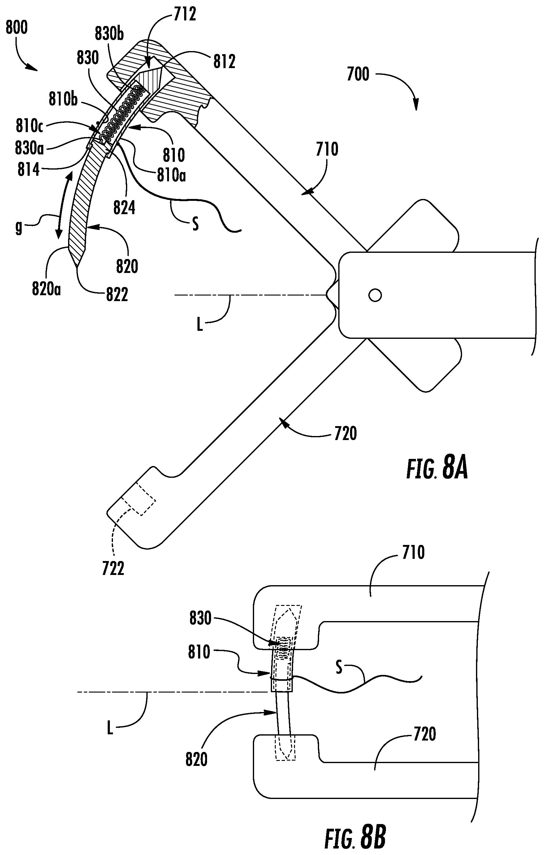 Patent US11779326 Figure 5 – Stitching device with long needle