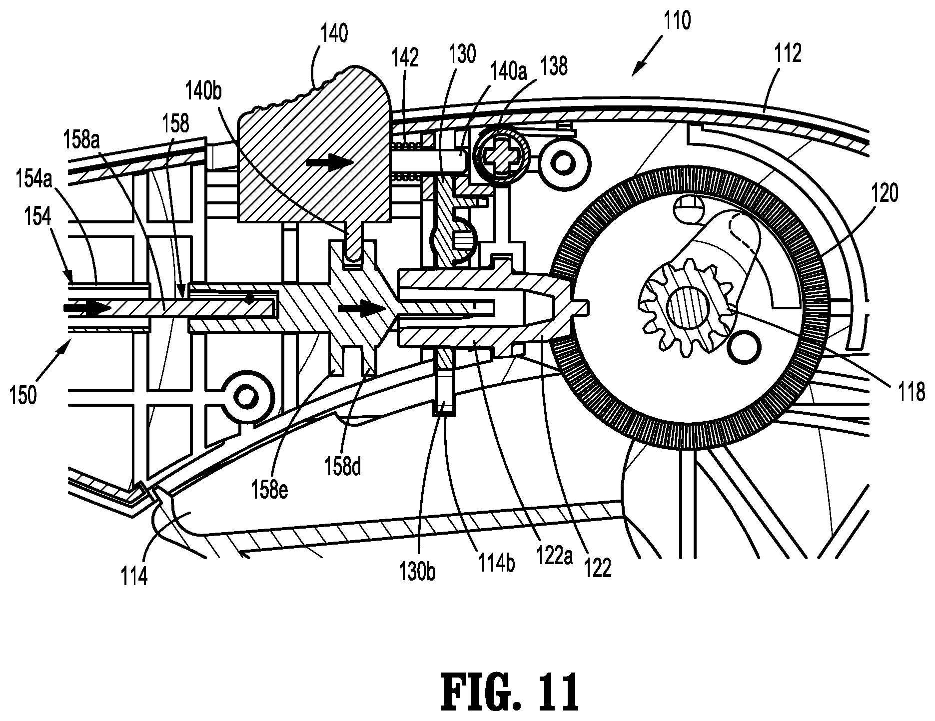 Patent US11779328 Figure 8 – Shipping wedge for end effector installation onto surgical devices