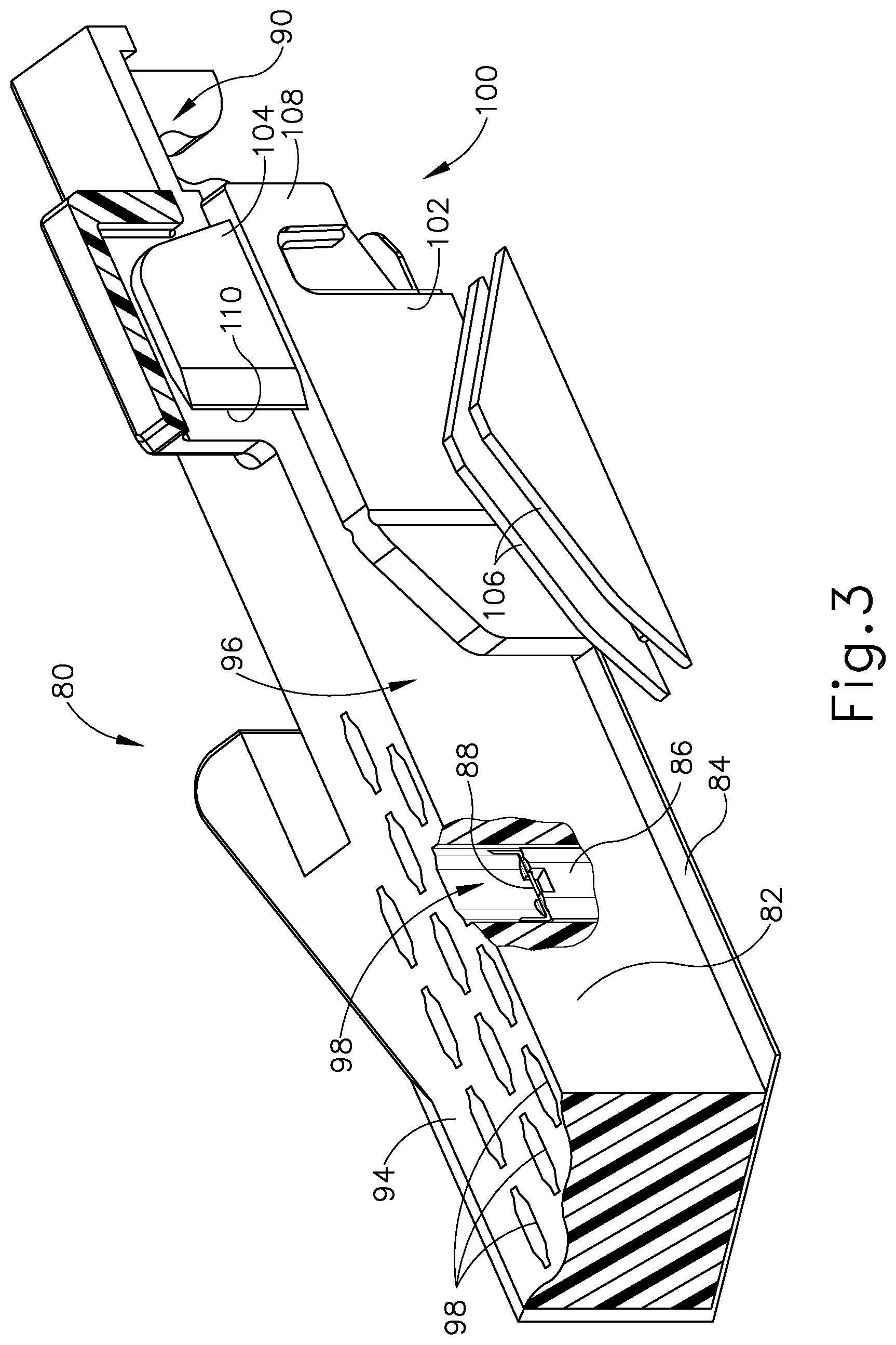 Patent US11779331 Figure 3 – Closure assembly for linear surgical stapler