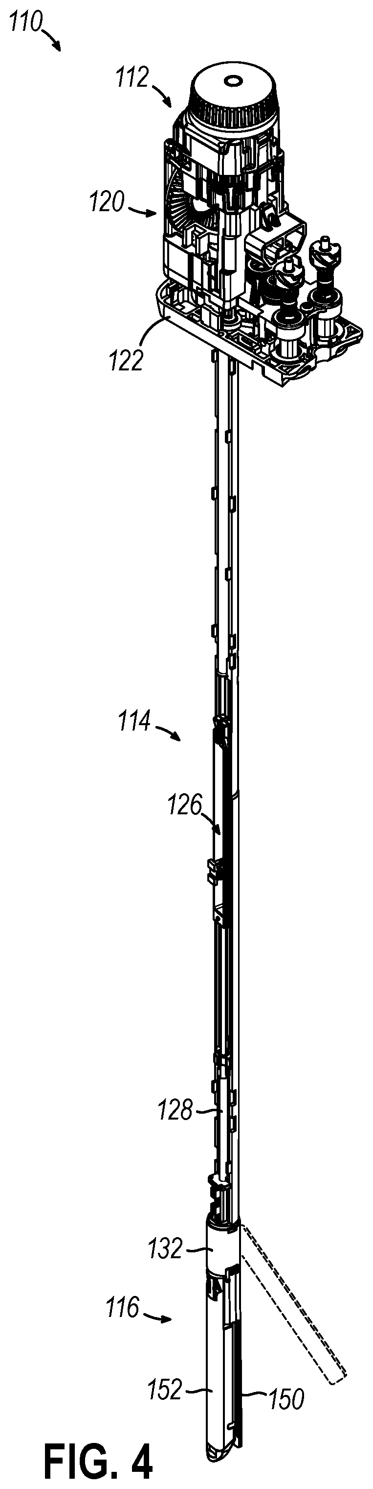 Patent US11779332 Figure 3 – Powered surgical stapler having independently operable closure and firing systems