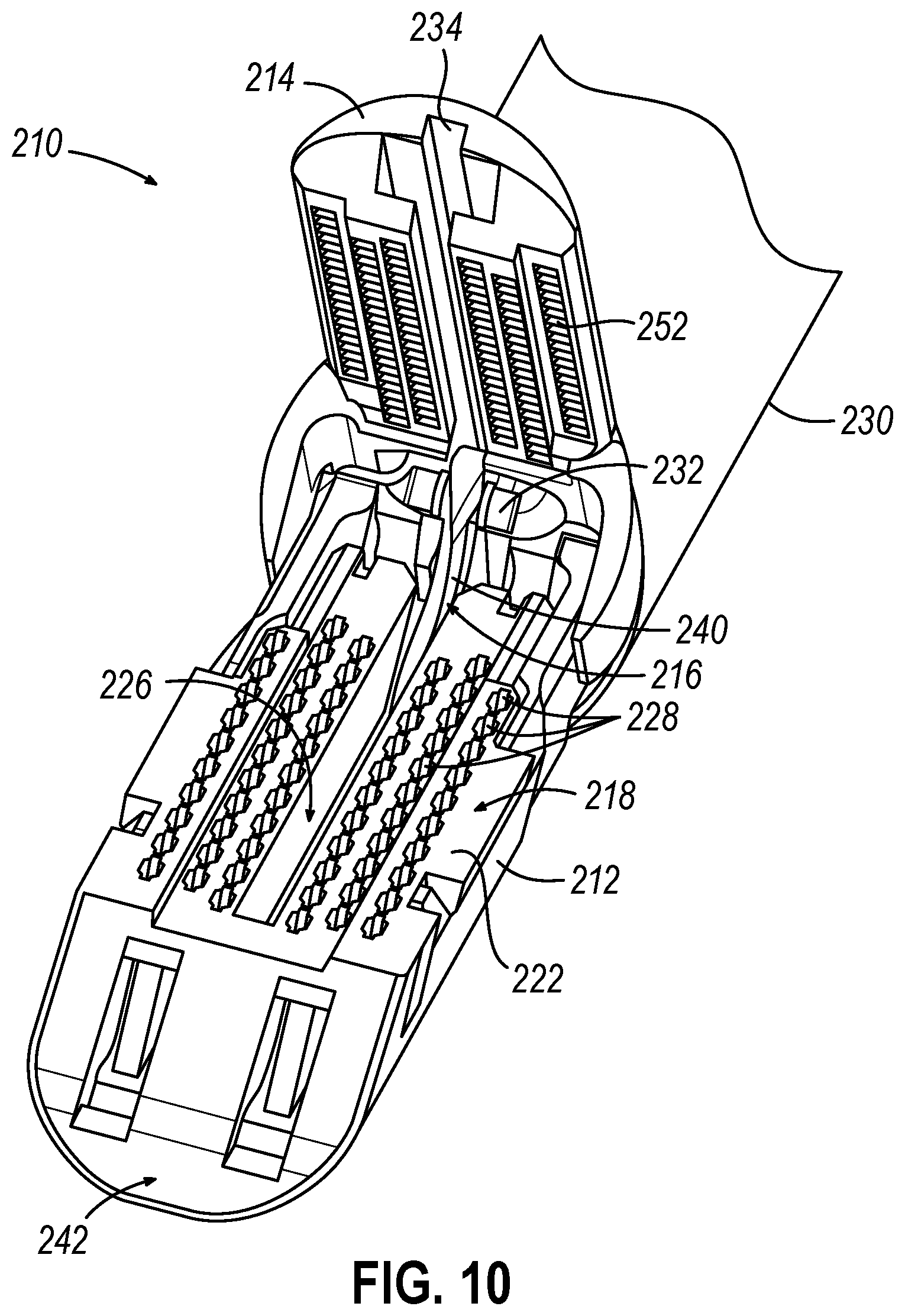 Patent US11779332 Figure 7 – Powered surgical stapler having independently operable closure and firing systems
