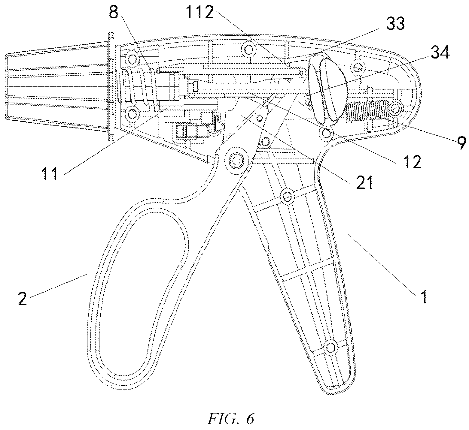 Patent US11779333 Figure 4 – Driving switching mechanism for stapling instrument and stapling instrument