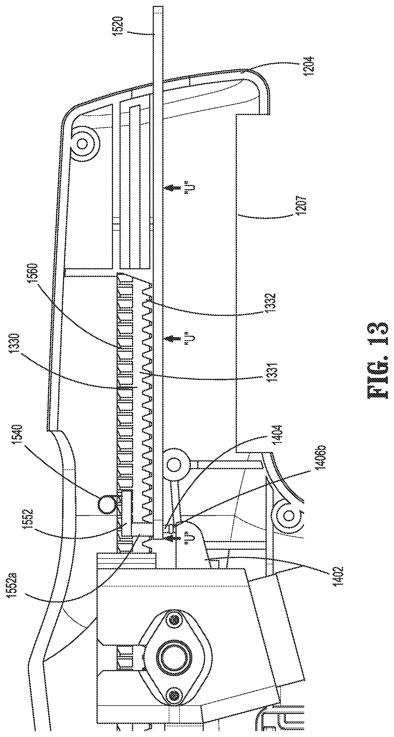 Patent US11779334 Figure 12 – Surgical stapling device including a manual retraction assembly