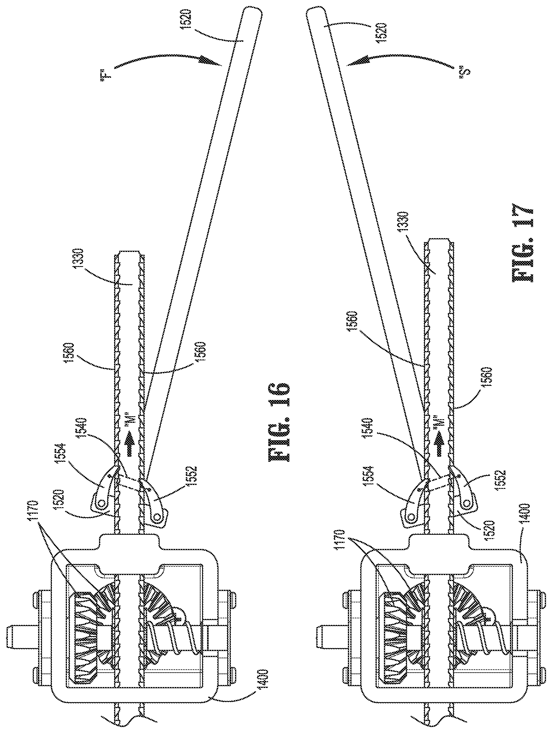 Patent US11779334 Figure 14 – Surgical stapling device including a manual retraction assembly