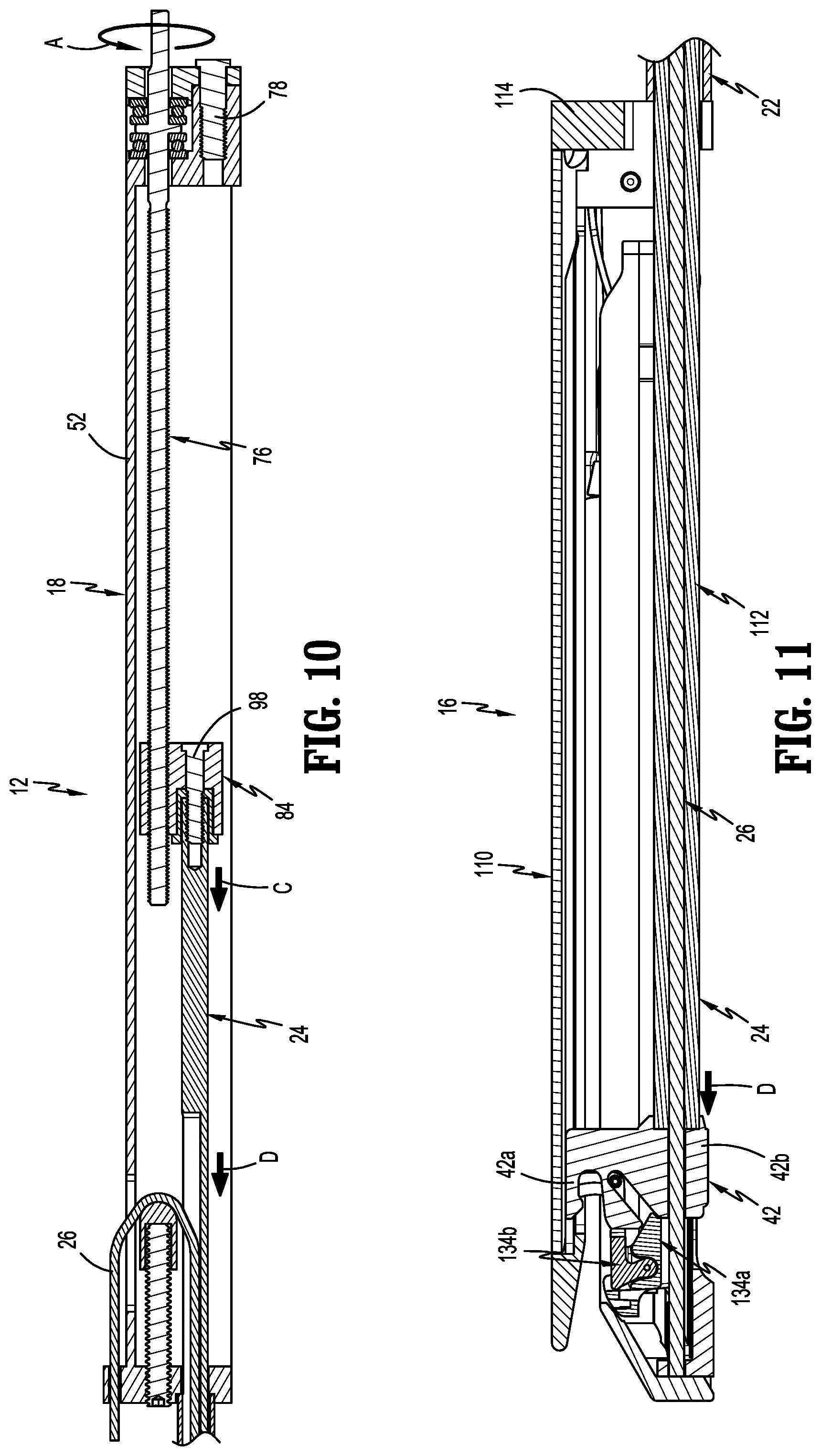 Patent US11779335 Figure 8 – Surgical stapling device with flexible shaft