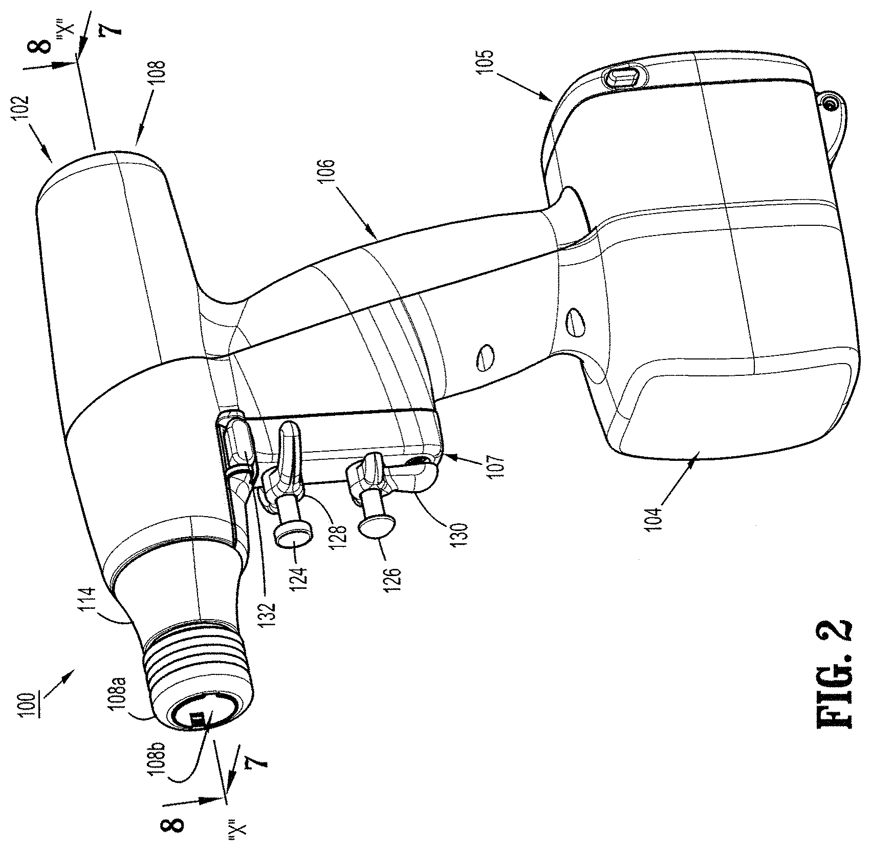 Patent US11779336 Figure 2 – Mechanisms for compensating for drivetrain failure in powered surgical instruments
