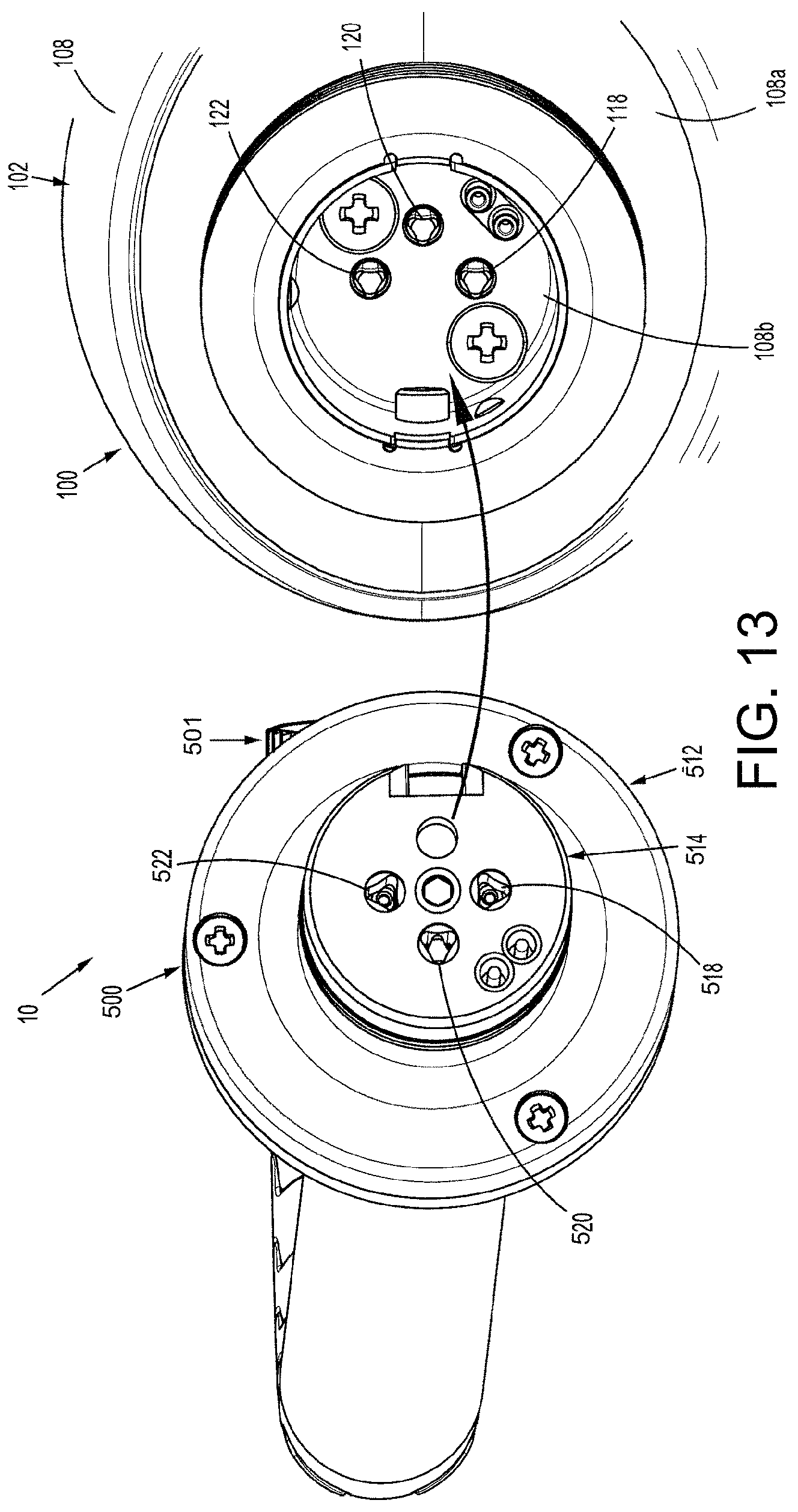 Patent US11779336 Figure 12 – Mechanisms for compensating for drivetrain failure in powered surgical instruments
