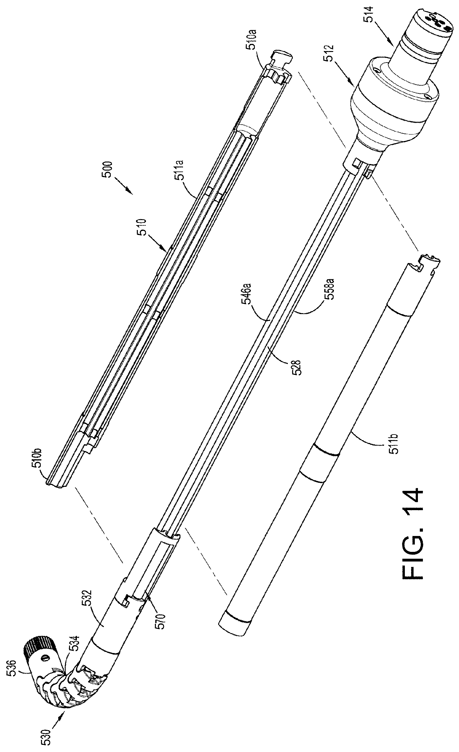 Patent US11779336 Figure 13 – Mechanisms for compensating for drivetrain failure in powered surgical instruments