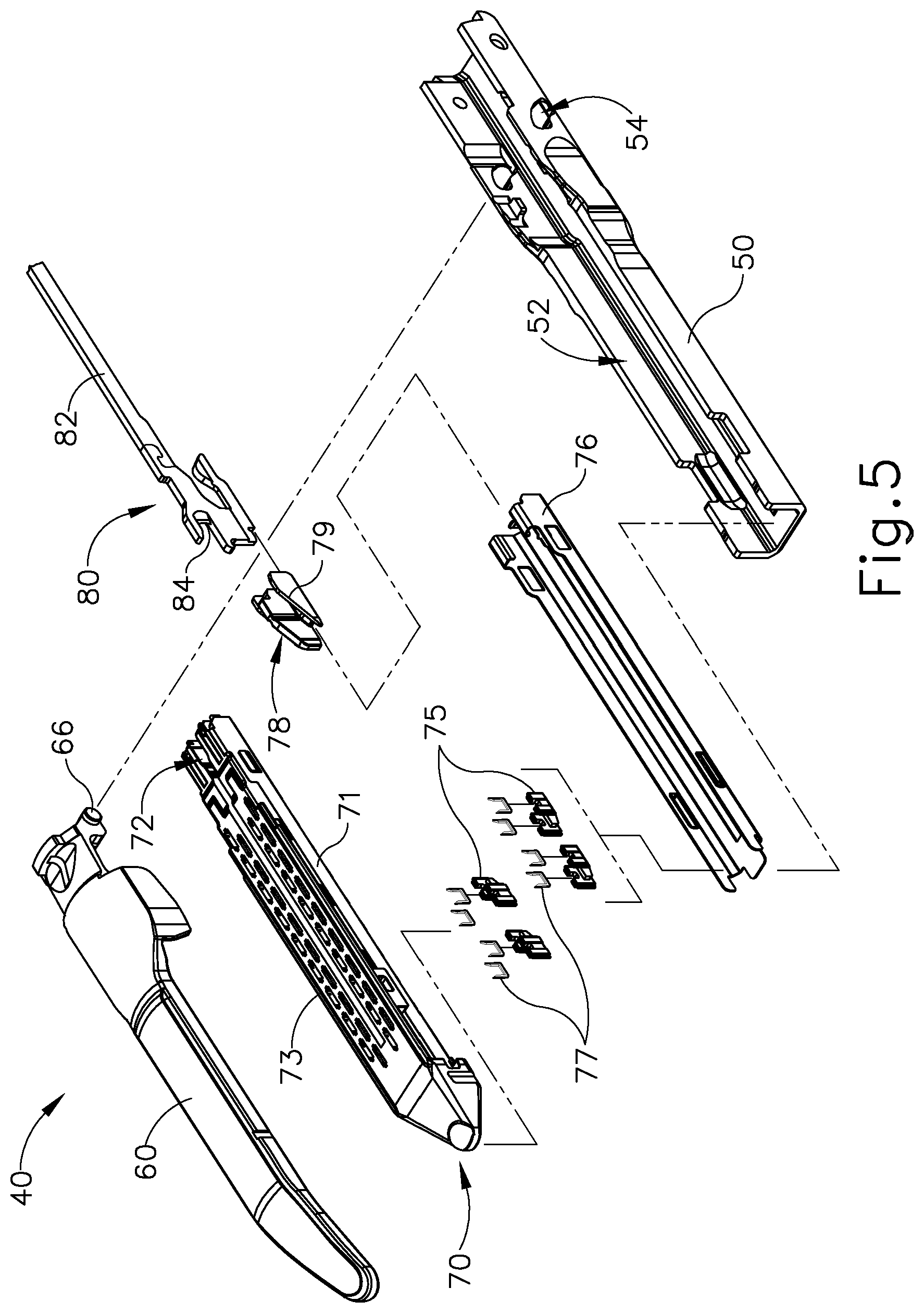 Patent US11779341 Figure 5 – Method of applying a buttress to a surgical stapler