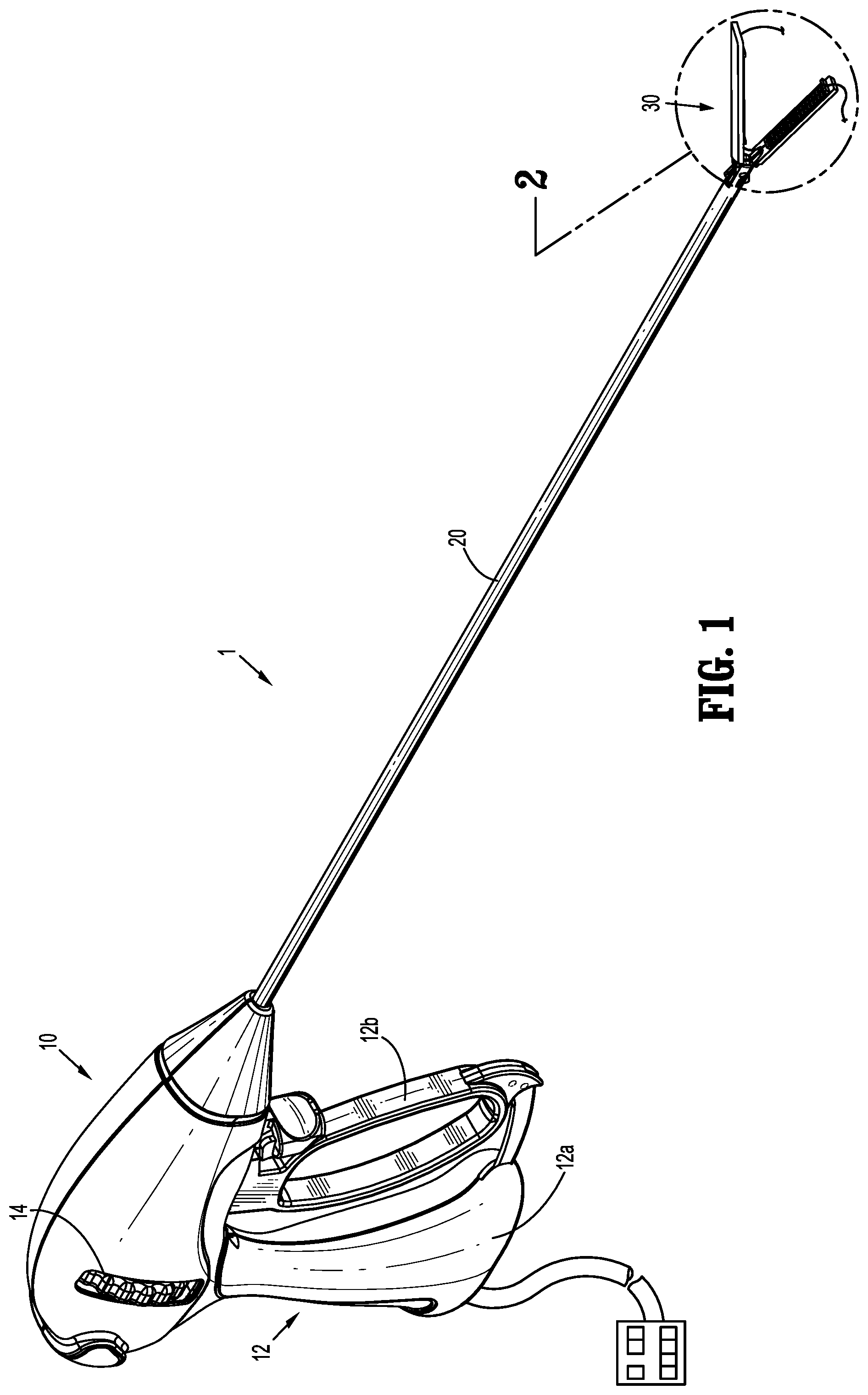 Patent US11779342 Figure 1 – Laparoscopic purse string suture device