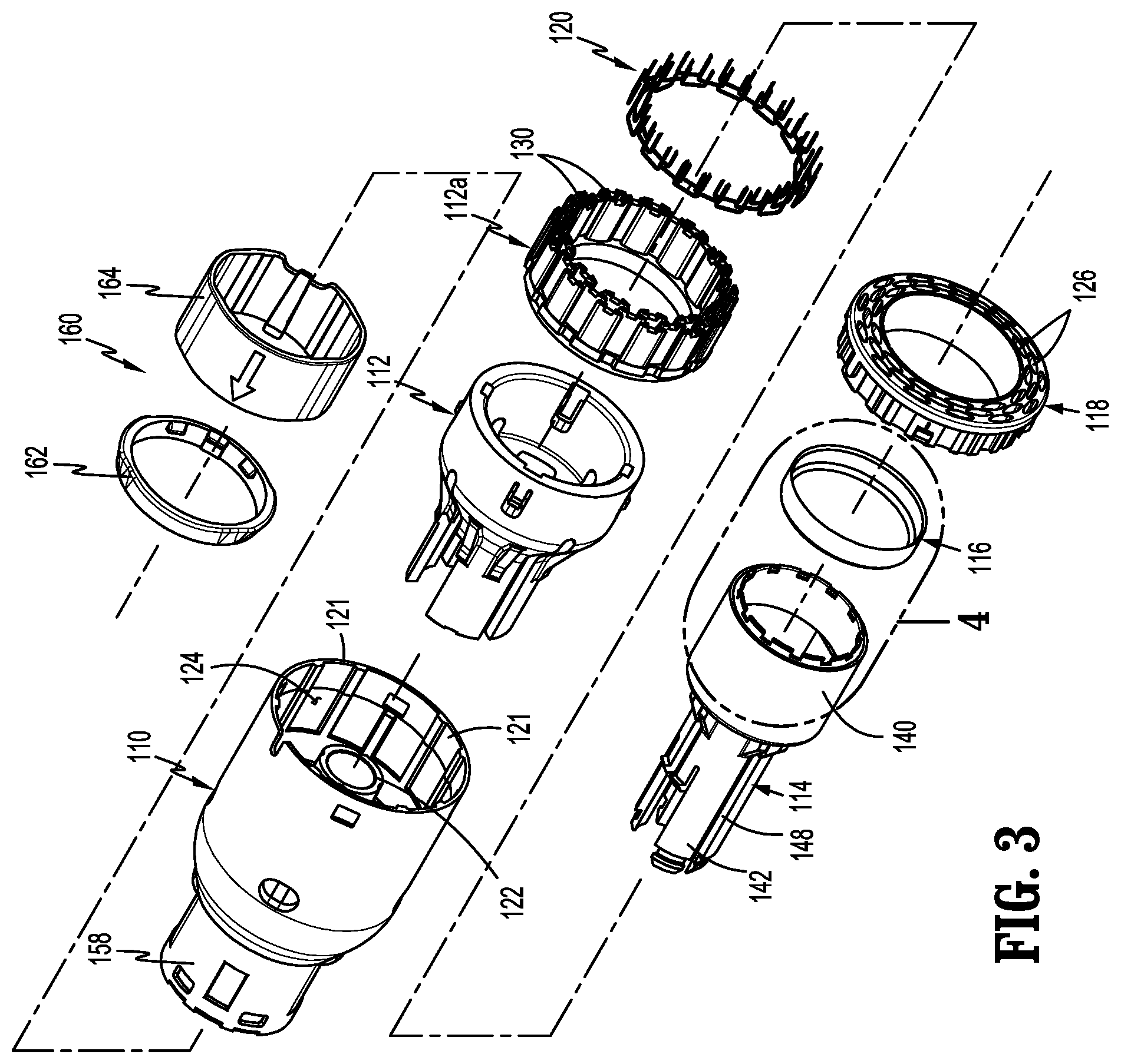 Patent US11779343 Figure 3 – Staple reload assembly with releasable knife