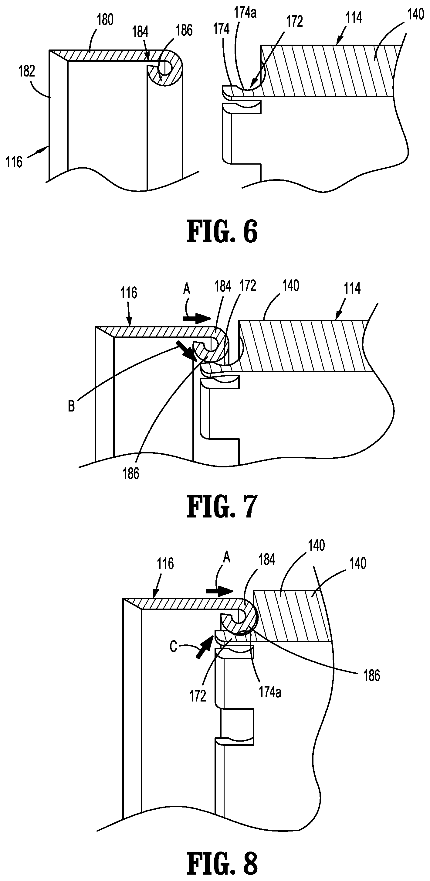 Patent US11779343 Figure 5 – Staple reload assembly with releasable knife