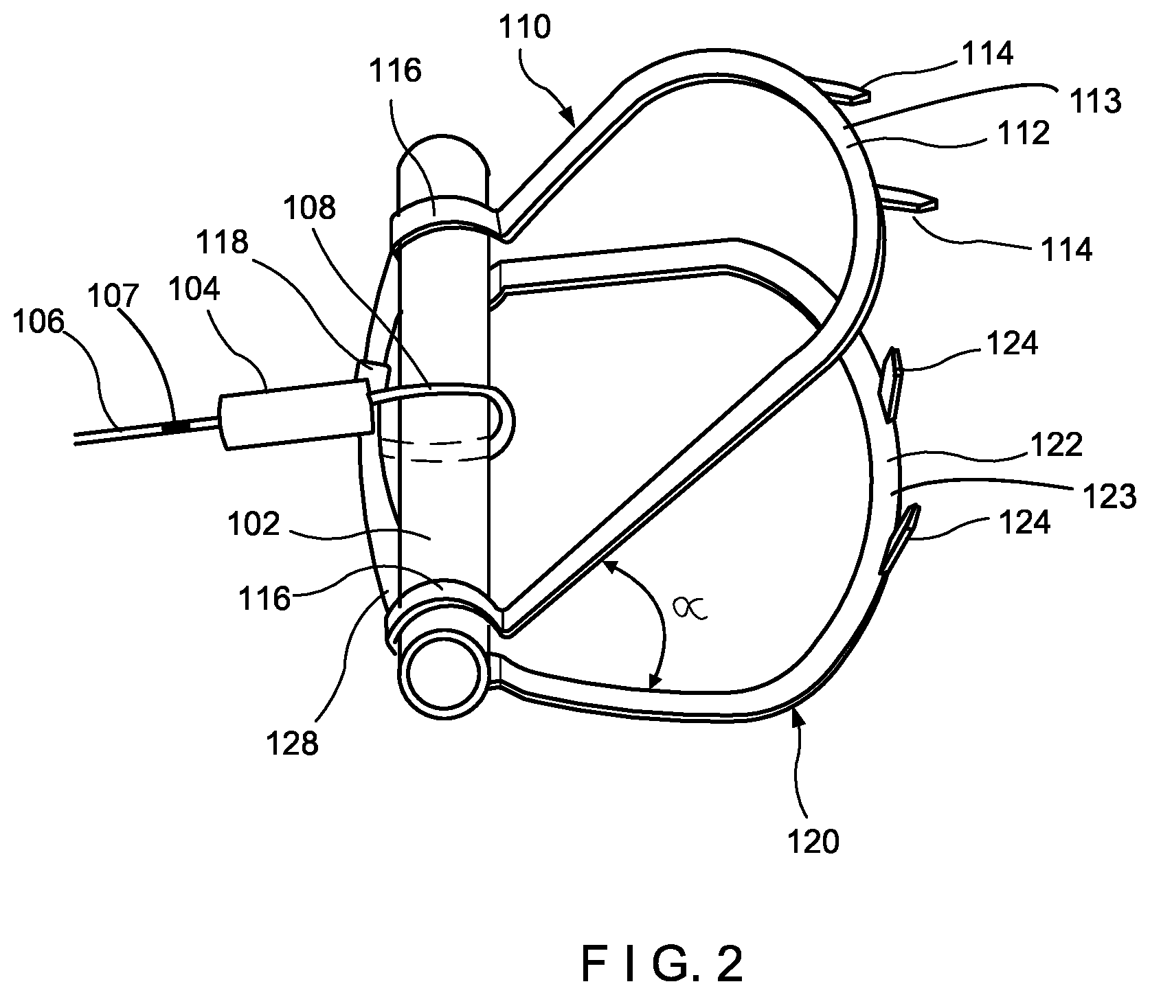 Patent US11779344 Figure 2 – Repositionable closure device