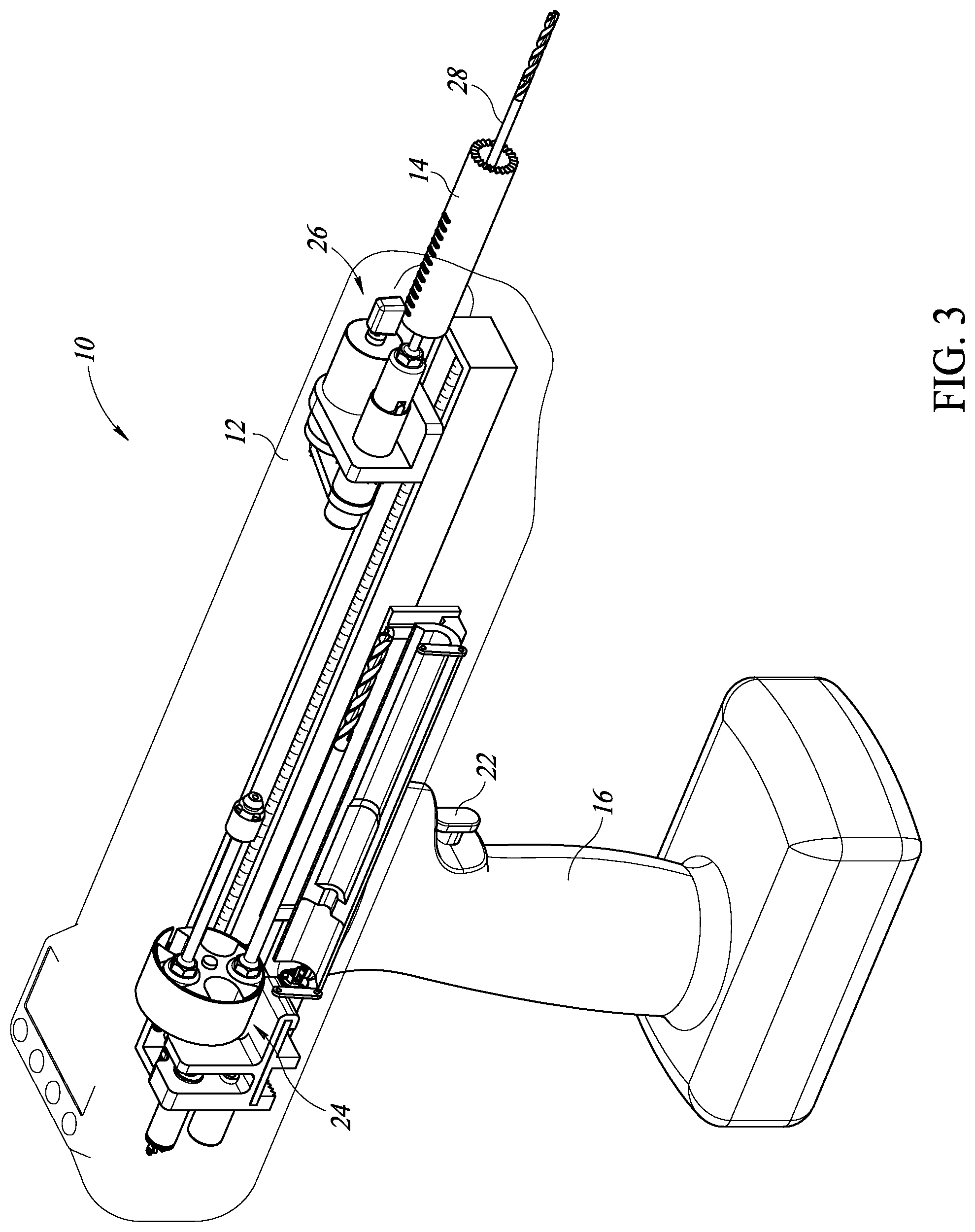 Patent US11779348 Figure 3 – Medical drill and implant device and method of using the same
