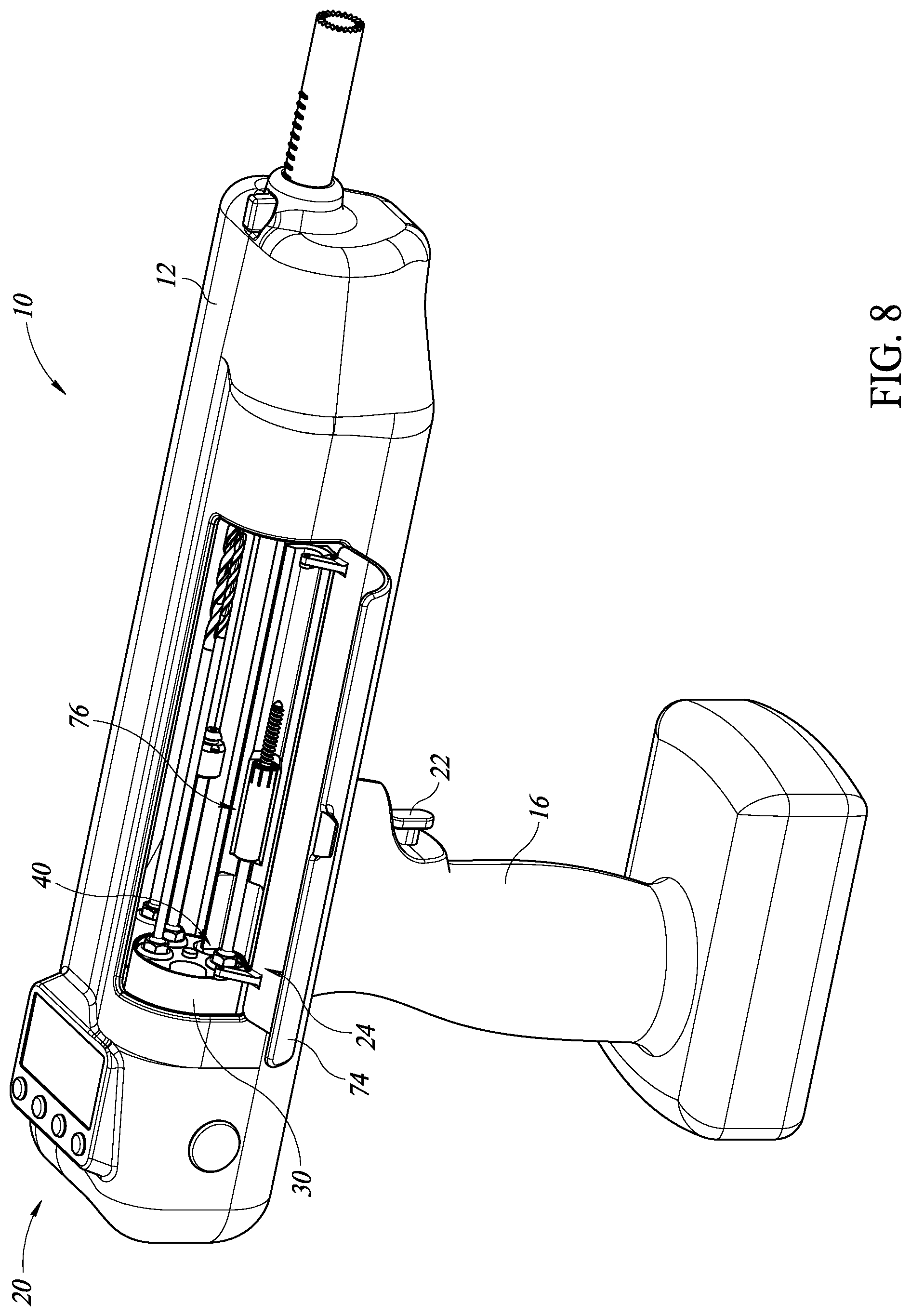 Patent US11779348 Figure 8 – Medical drill and implant device and method of using the same