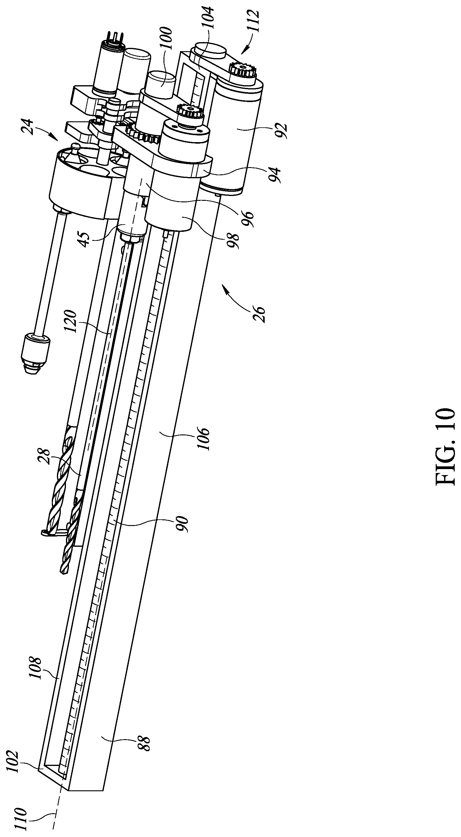 Patent US11779348 Figure 10 – Medical drill and implant device and method of using the same