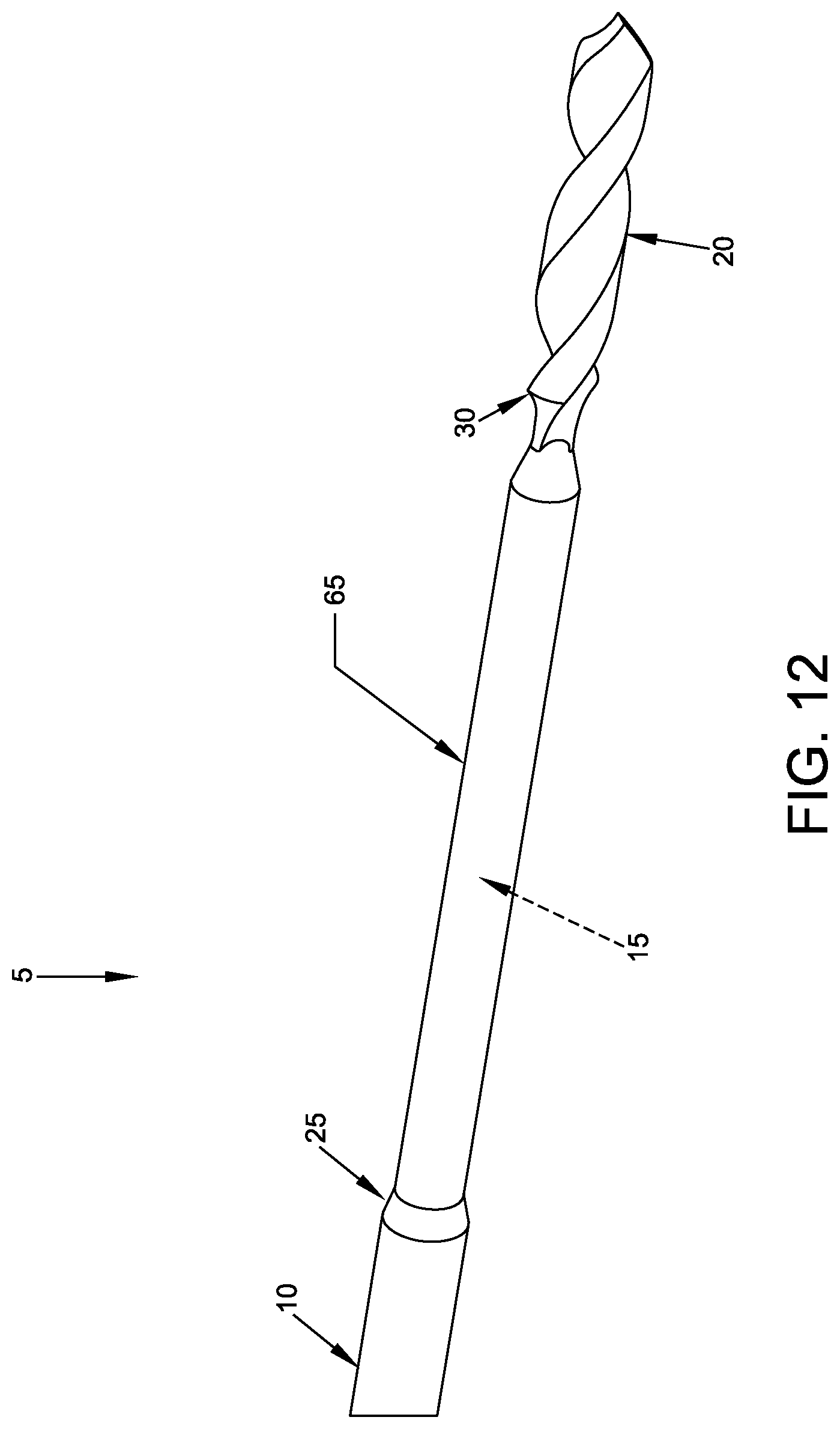 Patent US11779349 Figure 12 – Flexible drill bit and angled drill guide for use with the same