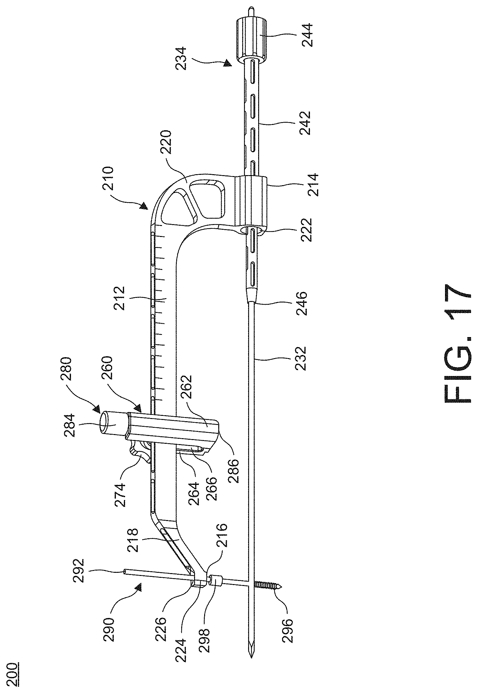 Patent US11779358 Figure 17 – Targeting instruments, systems and methods of use