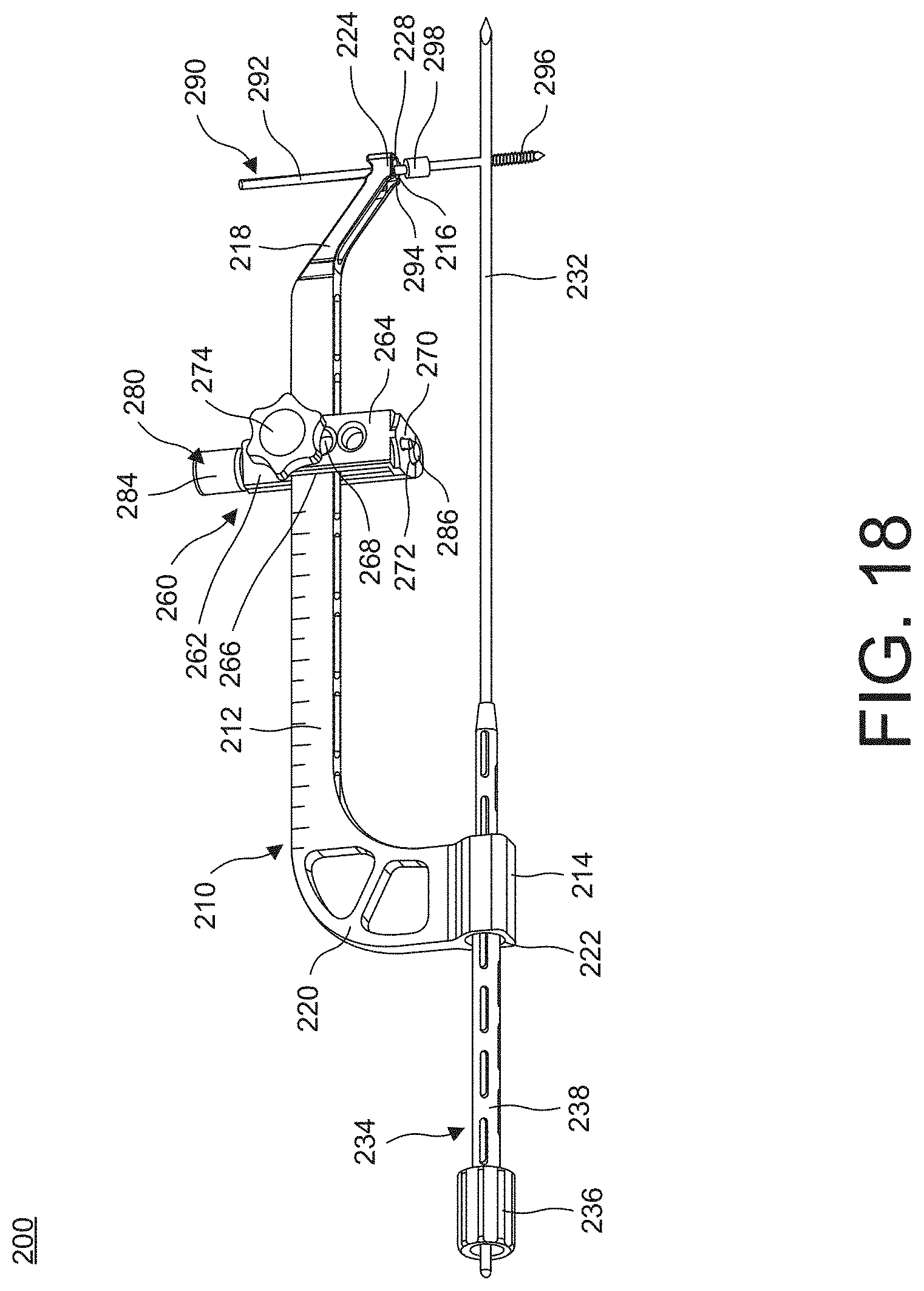 Patent US11779358 Figure 18 – Targeting instruments, systems and methods of use