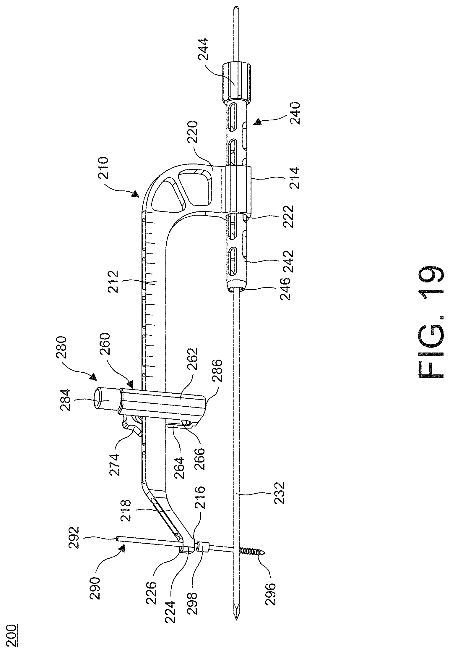 Patent US11779358 Figure 19 – Targeting instruments, systems and methods of use