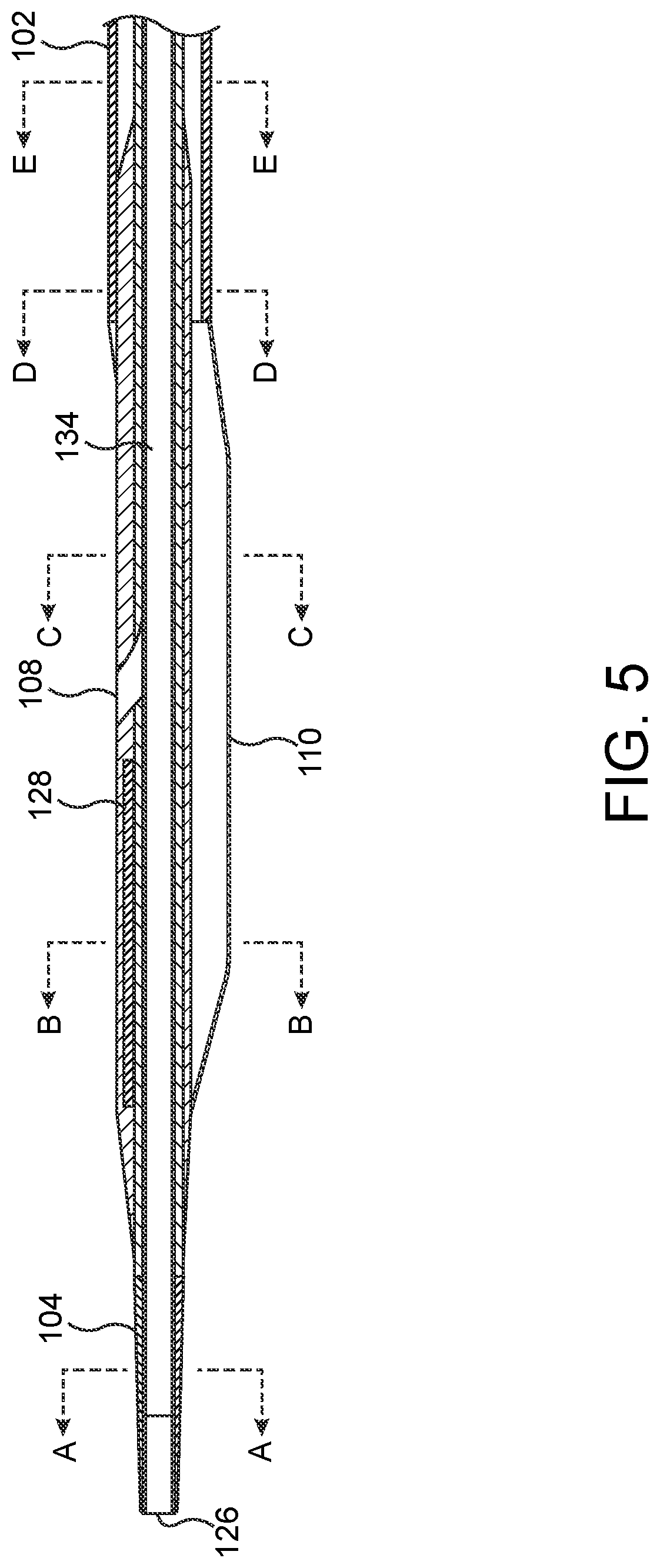 Patent US11779362 Figure 5 – Methods and apparatus for true lumen re-entry