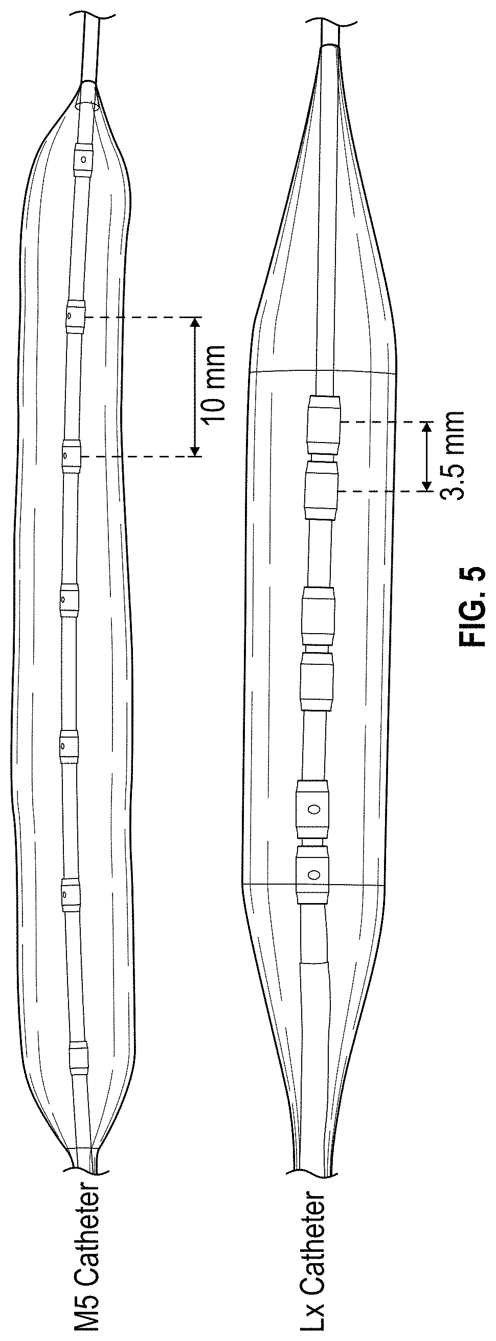 Patent US11779363 Figure 7 – Intravascular lithotripsy catheter with interfering shock waves