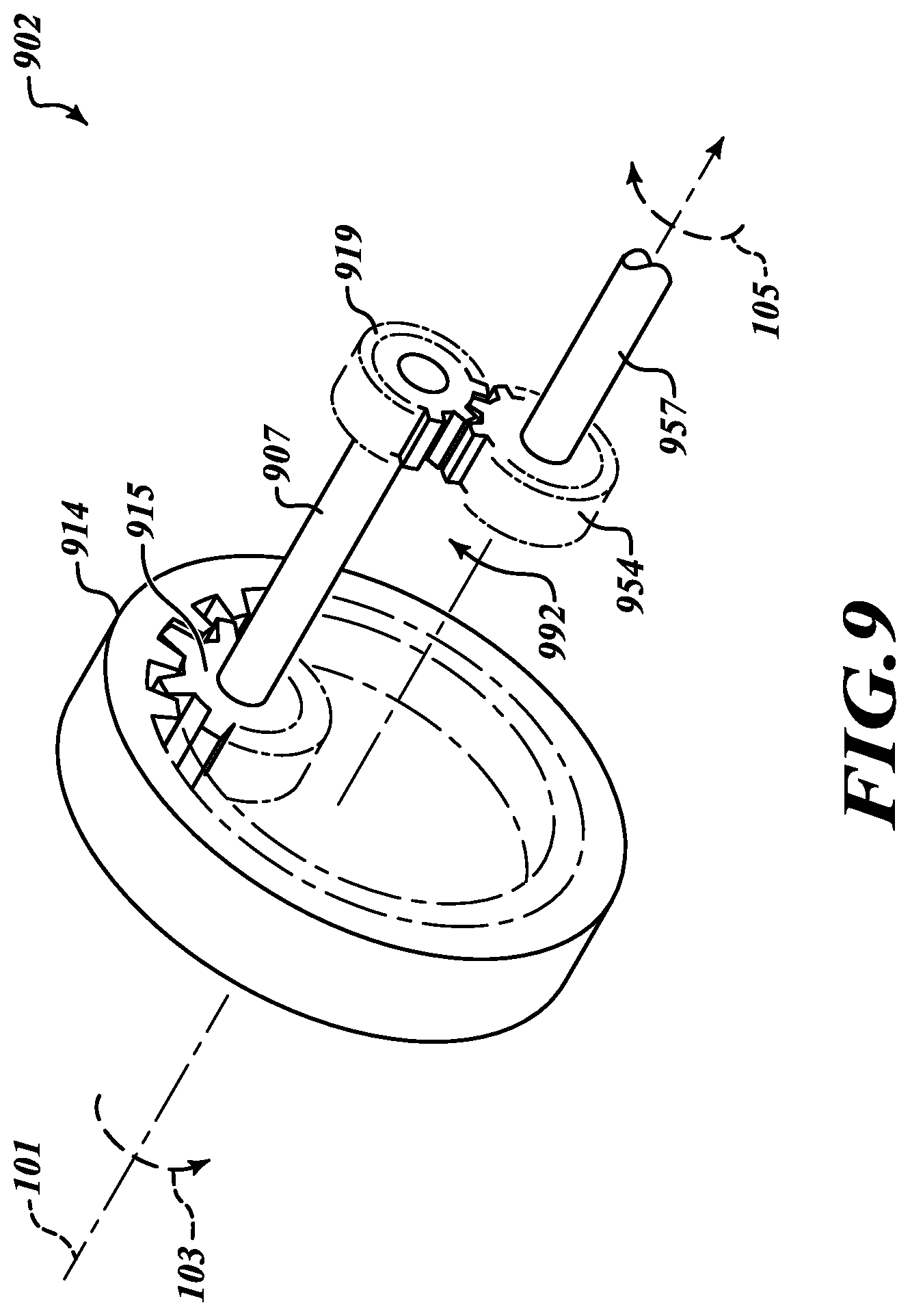 Patent US11779365 Figure 8 – Rotational tissue cutting device