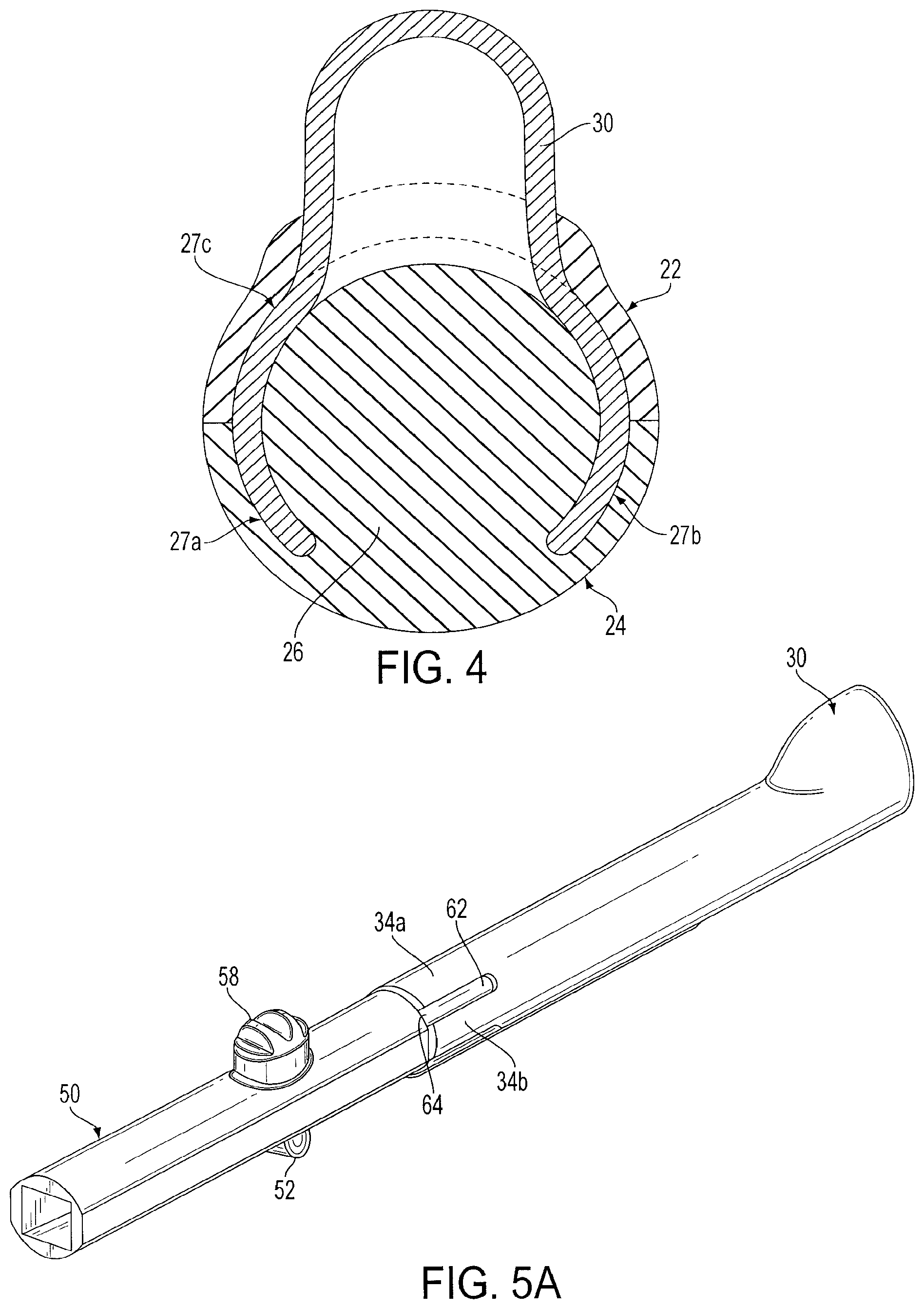 Patent US11779368 Figure 5 – Surgical knife safety handle having user operable lock