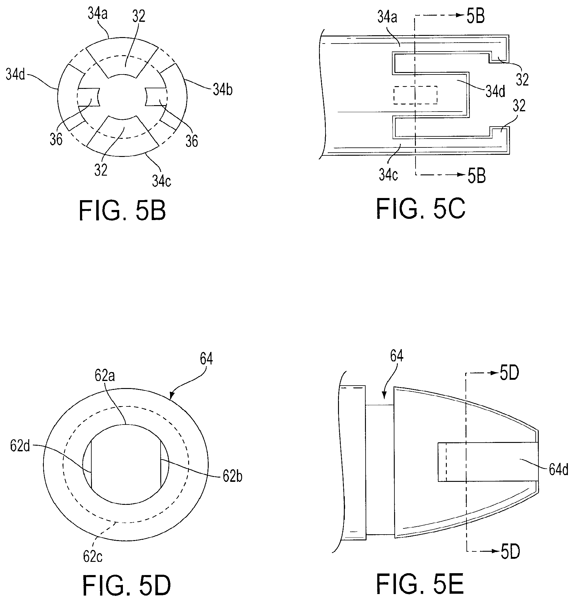 Patent US11779368 Figure 6 – Surgical knife safety handle having user operable lock