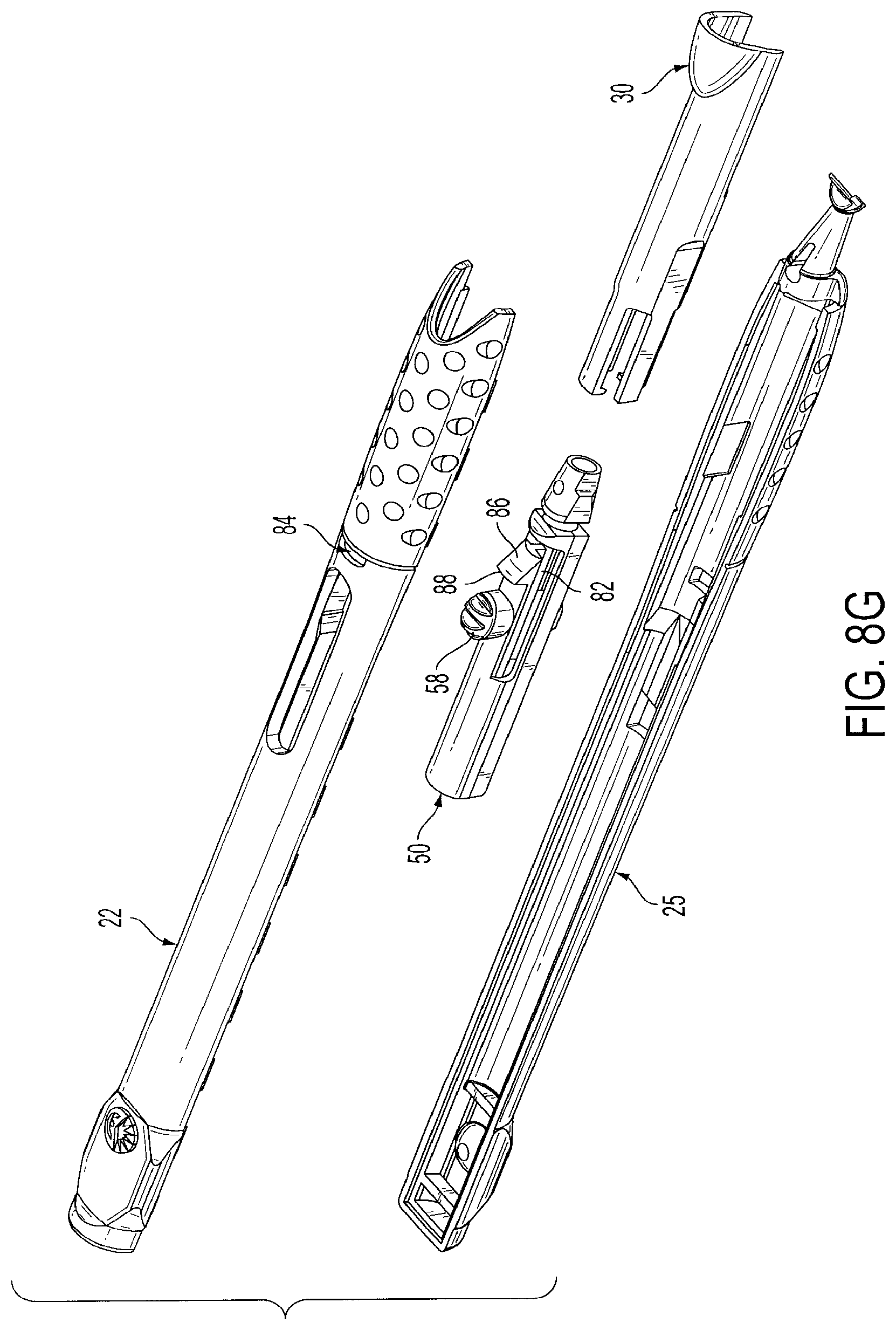Patent US11779368 Figure 10 – Surgical knife safety handle having user operable lock
