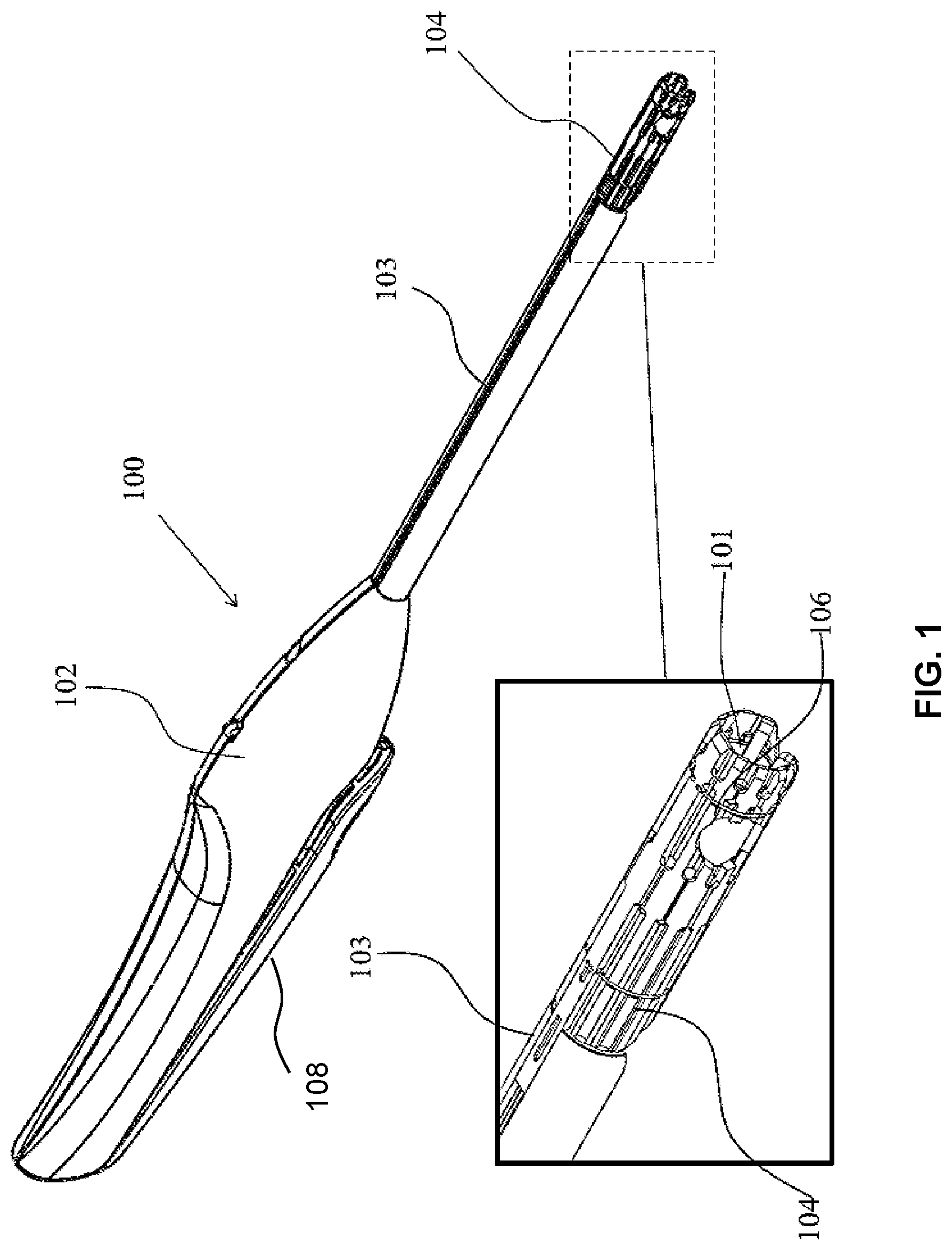 Patent US11779371 Figure 1 – Implant delivery device