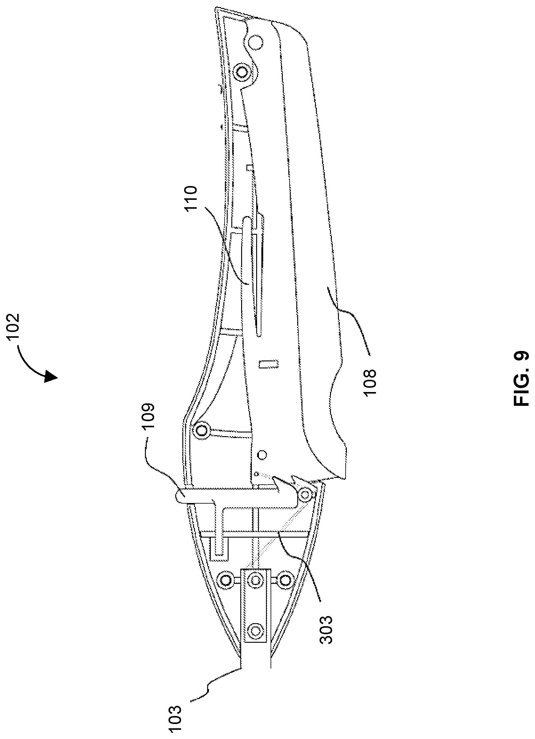 Patent US11779371 Figure 8 – Implant delivery device