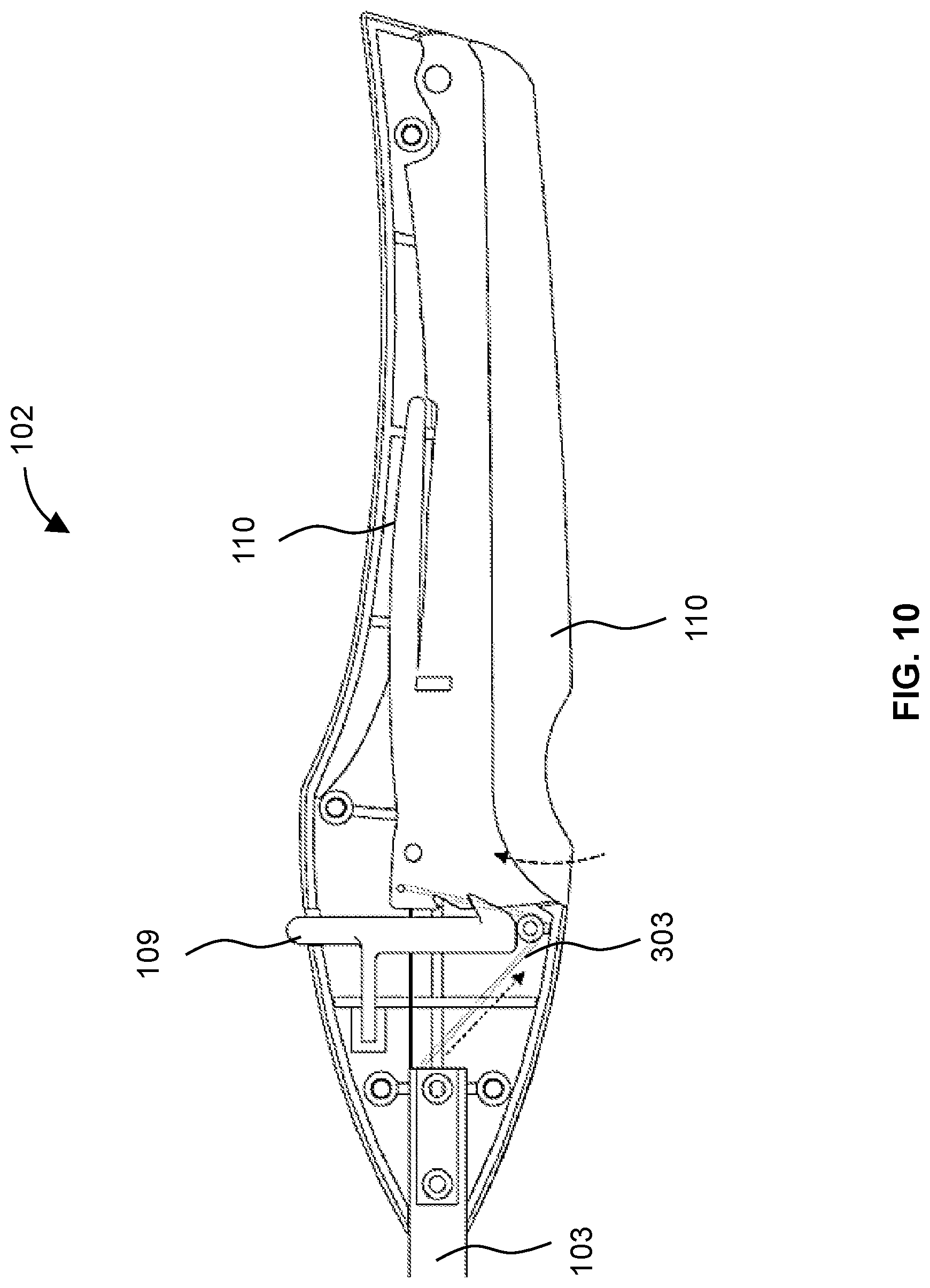 Patent US11779371 Figure 9 – Implant delivery device