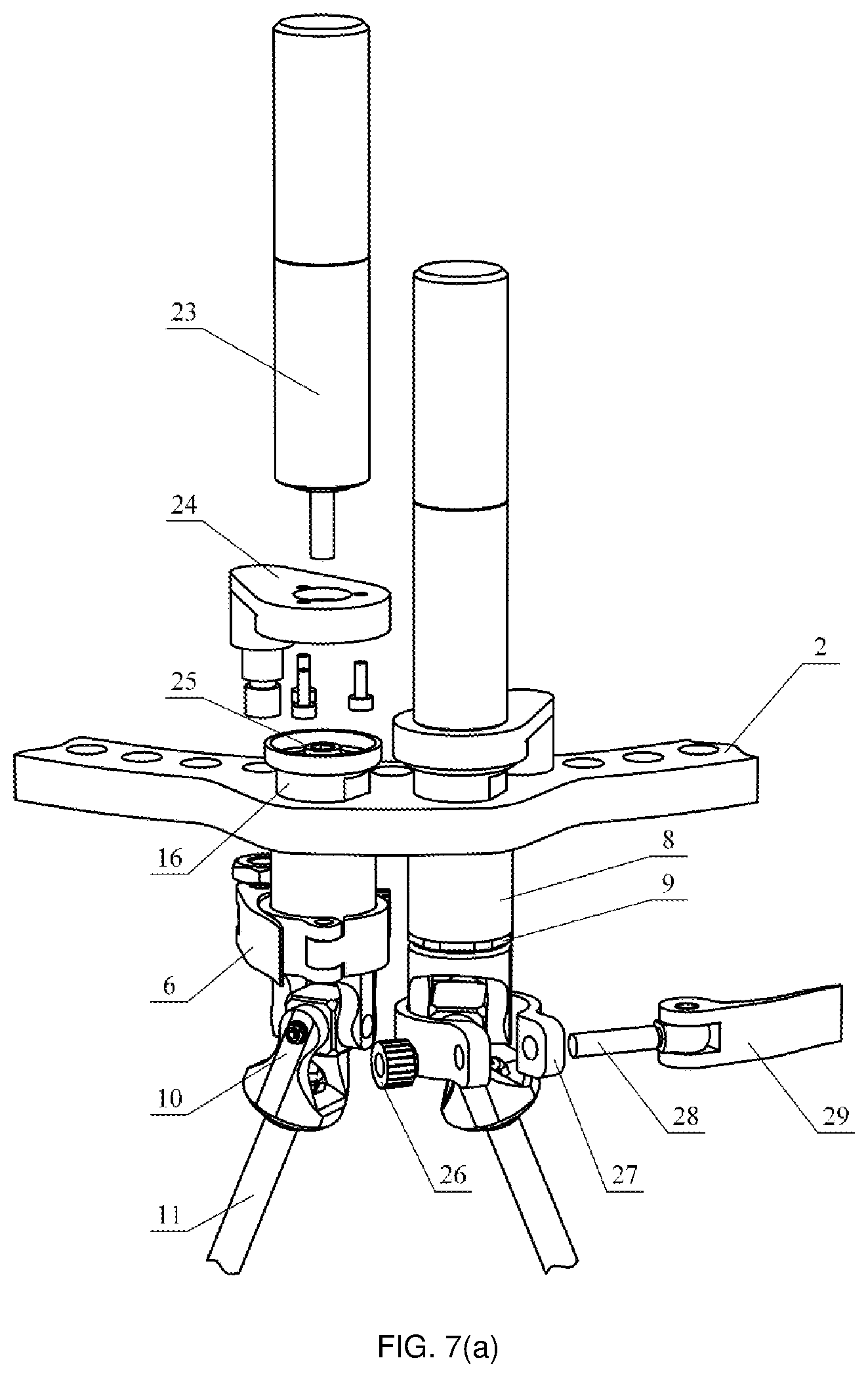 Patent US11779373 Figure 7 – Wearable robot for integrated fracture reduction and rehabilitation