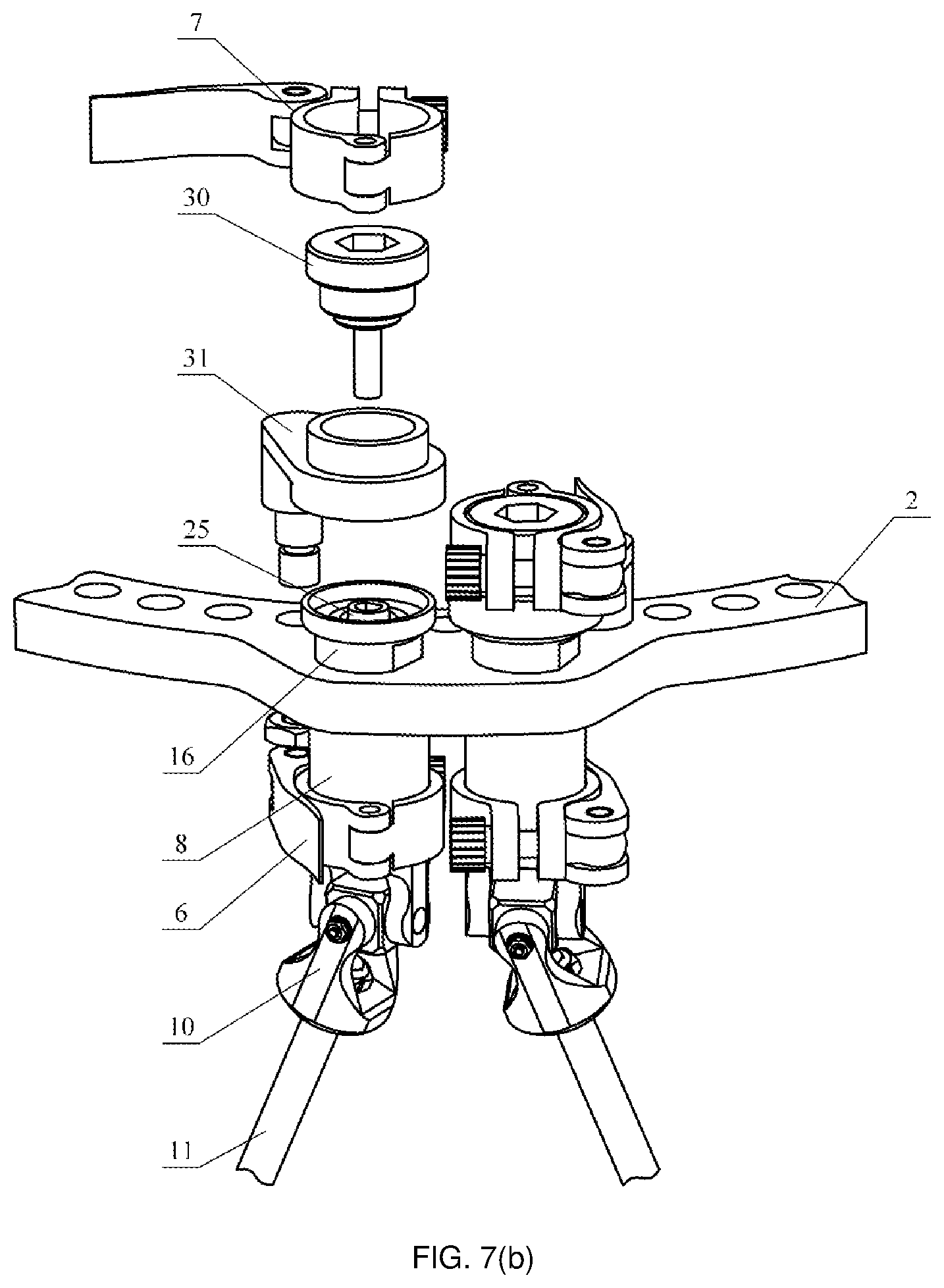 Patent US11779373 Figure 8 – Wearable robot for integrated fracture reduction and rehabilitation