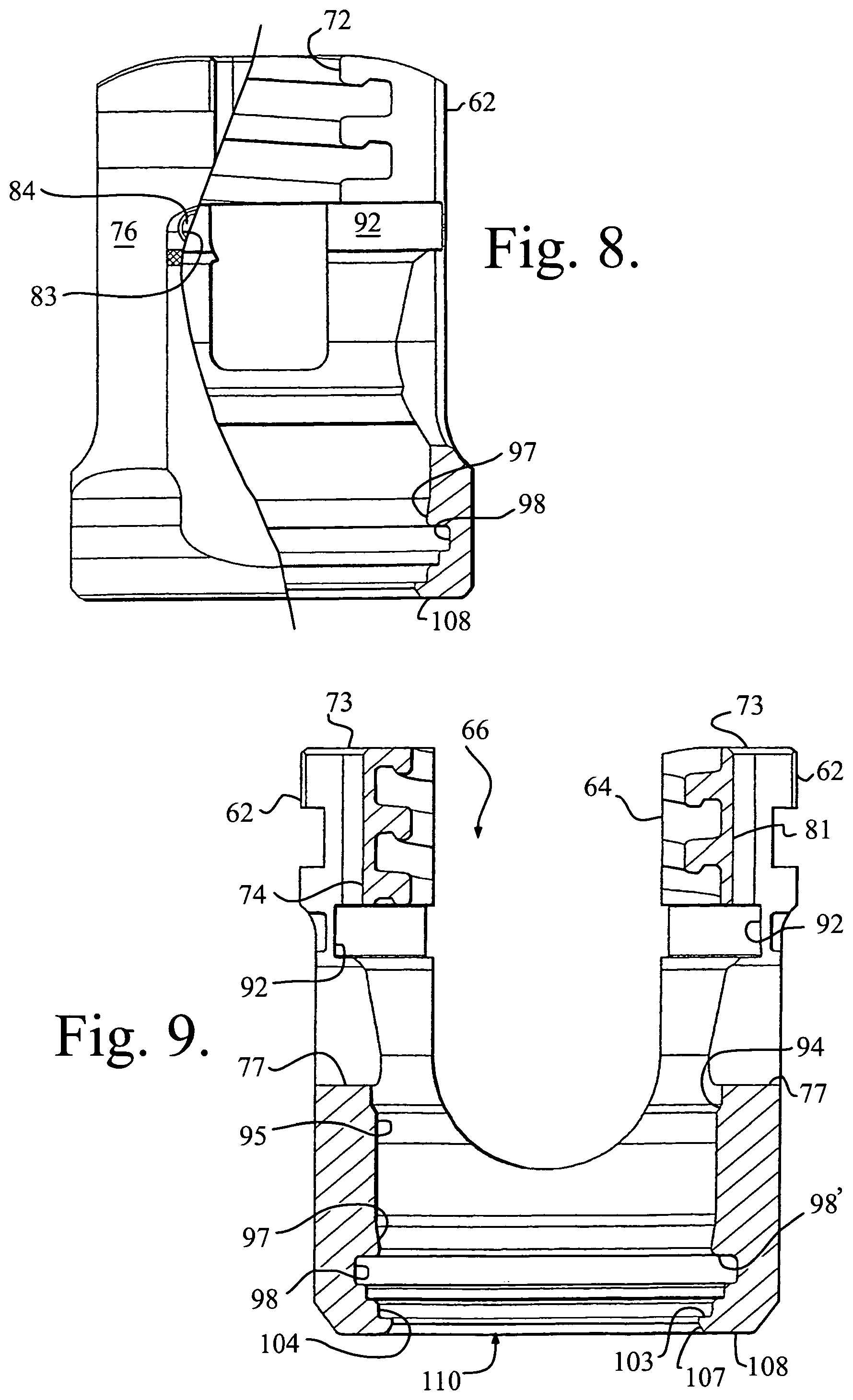 Patent US11779374 Figure 3 – Pivotal bone anchor assembly with non-pivoting, non-rotatable retainer
