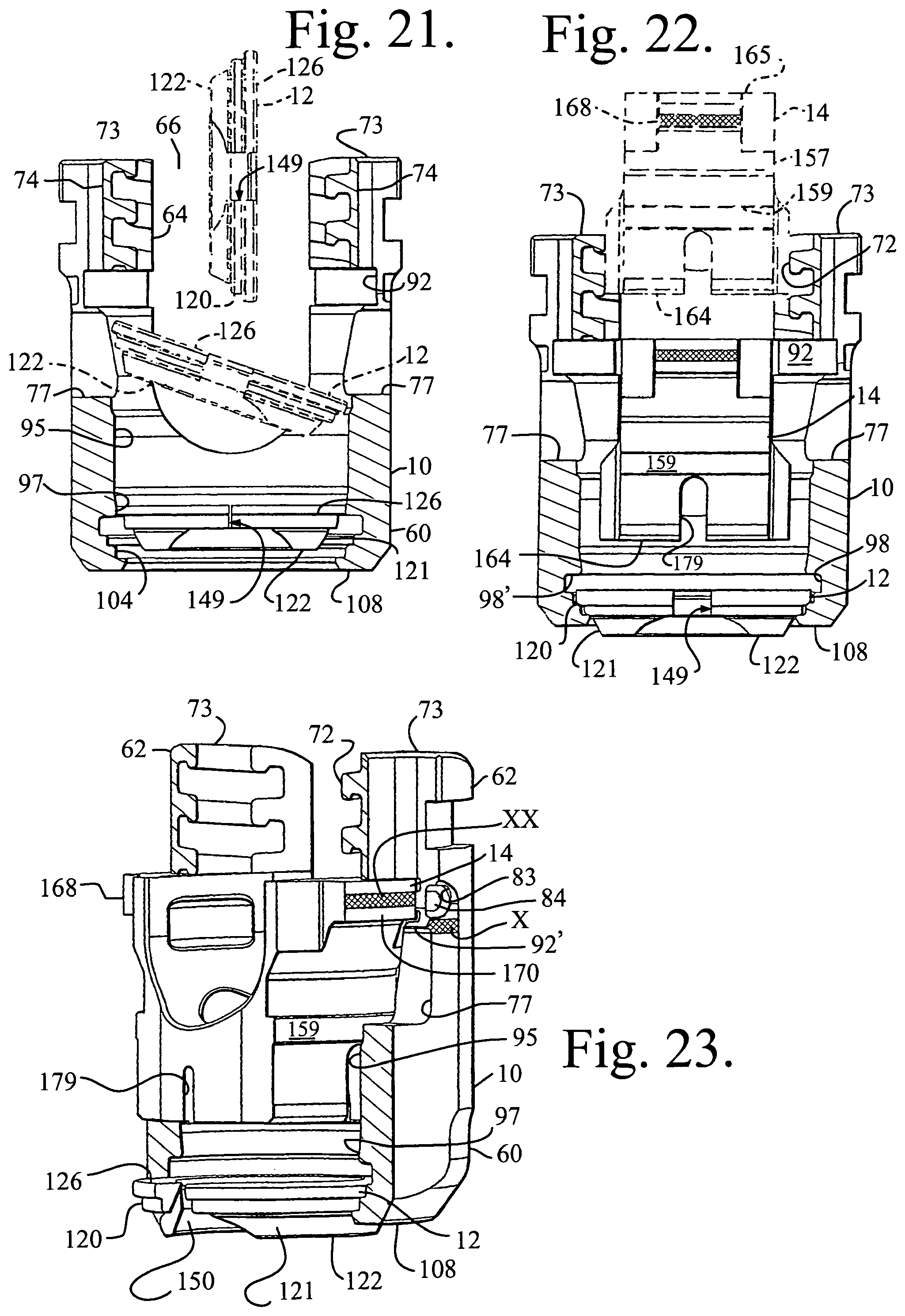 Patent US11779374 Figure 7 – Pivotal bone anchor assembly with non-pivoting, non-rotatable retainer