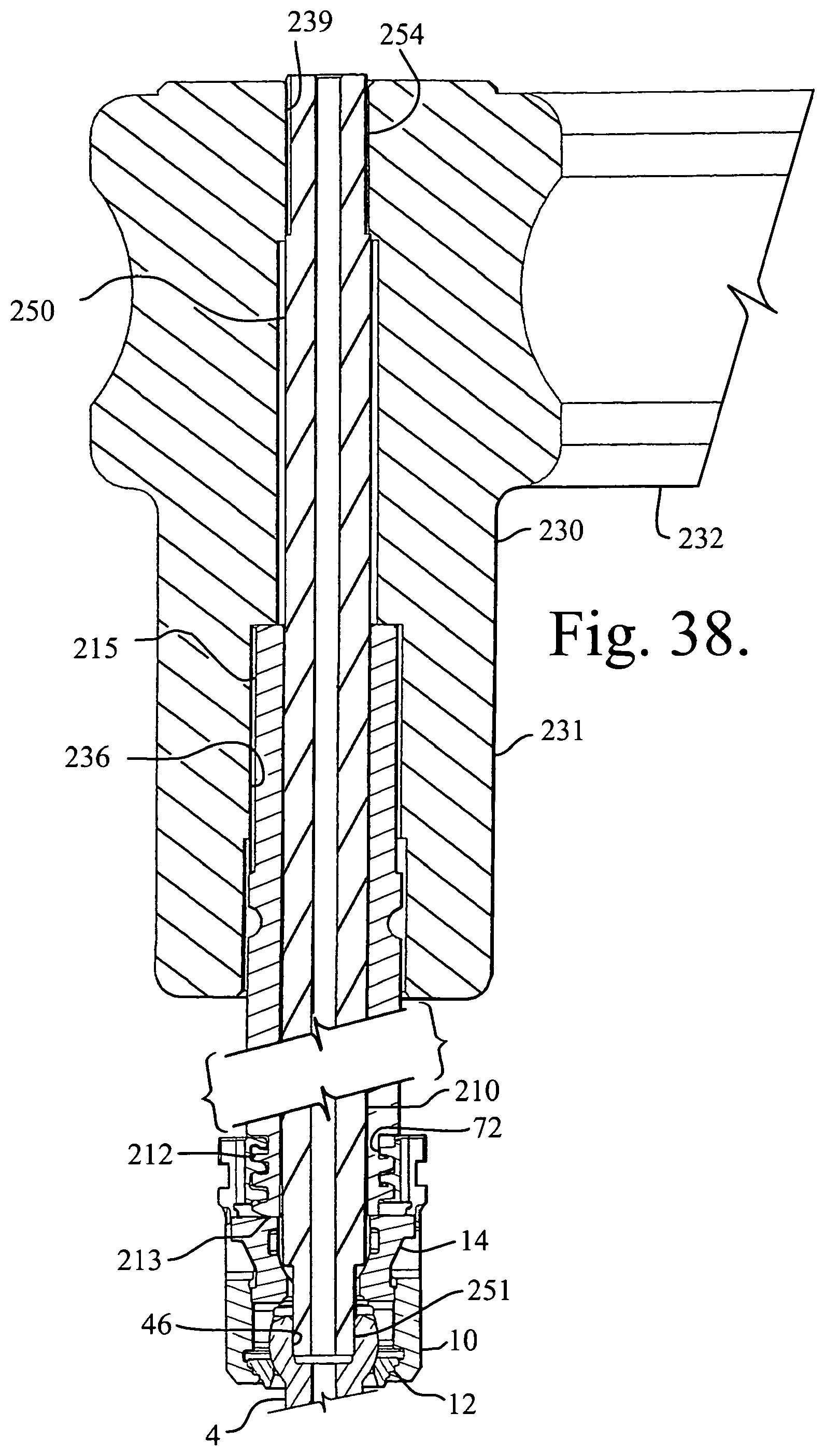 Patent US11779374 Figure 13 – Pivotal bone anchor assembly with non-pivoting, non-rotatable retainer