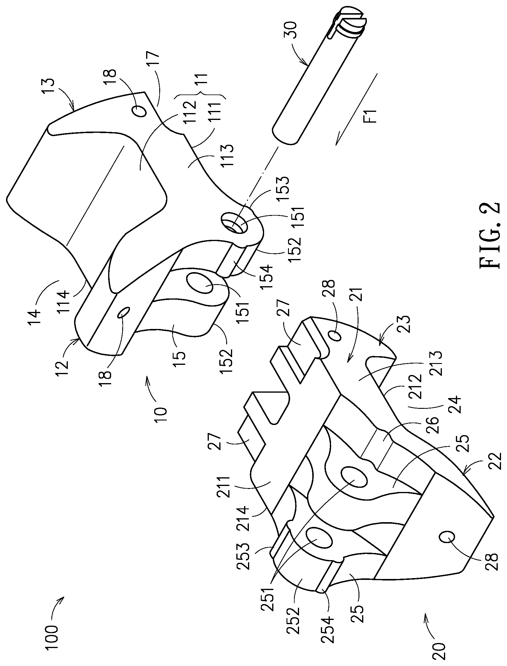 Patent US11779375 Figure 2 – Device and method for expanding spacing between spinous processes
