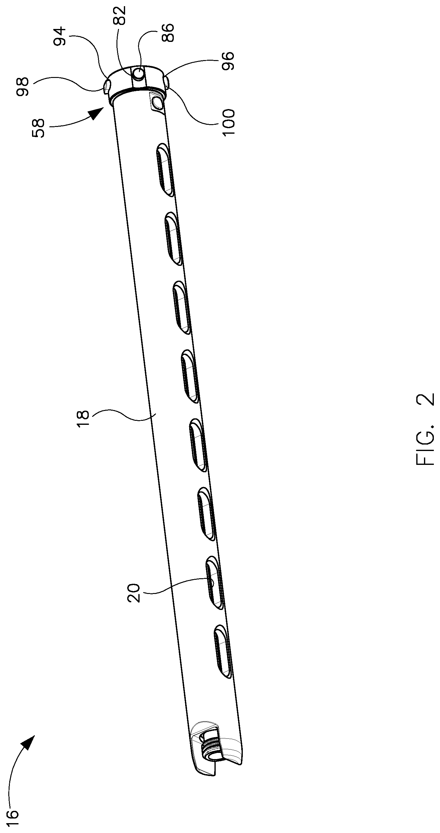 Patent US11779376 Figure 2 – Surgical instrument and method
