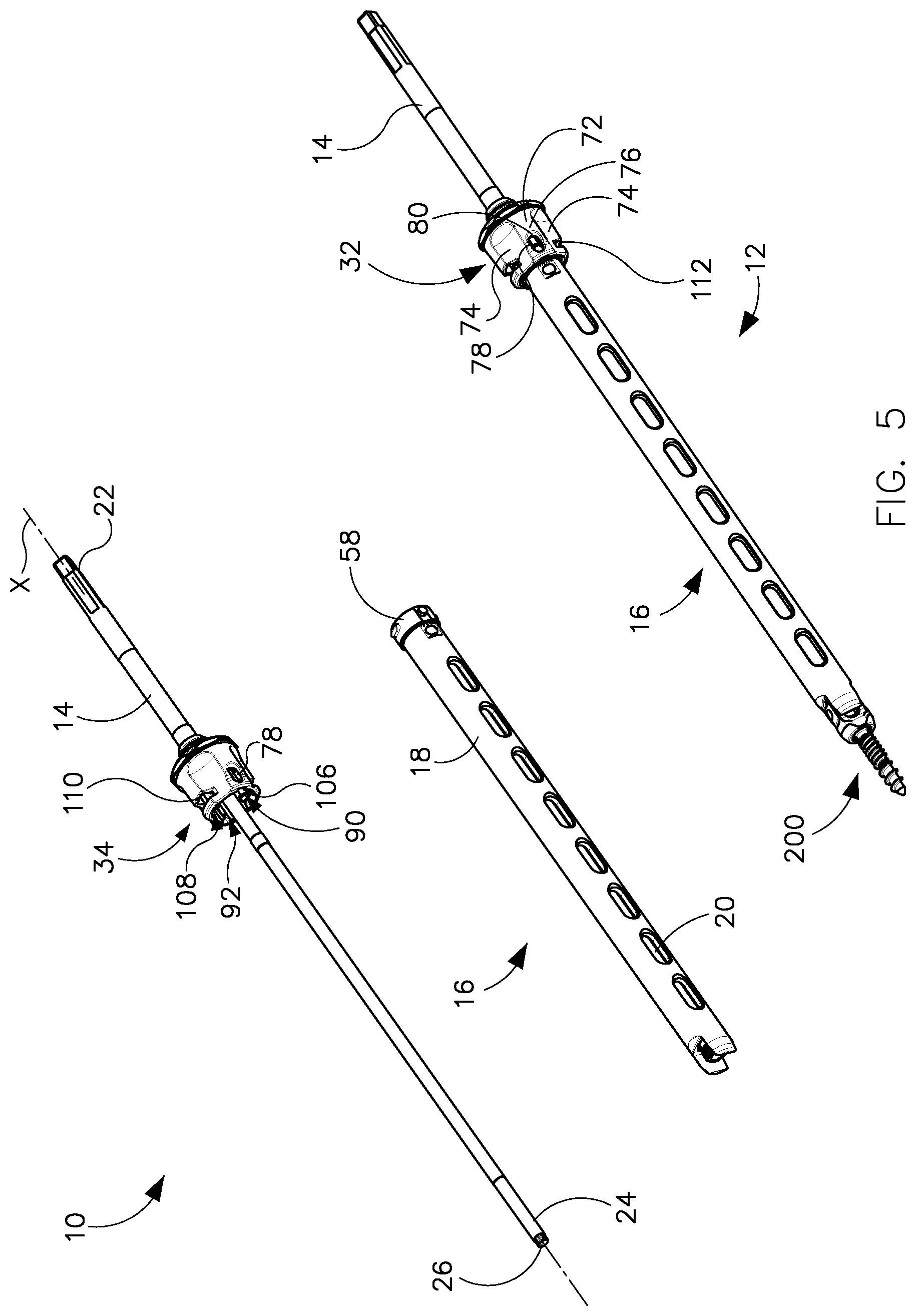 Patent US11779376 Figure 5 – Surgical instrument and method