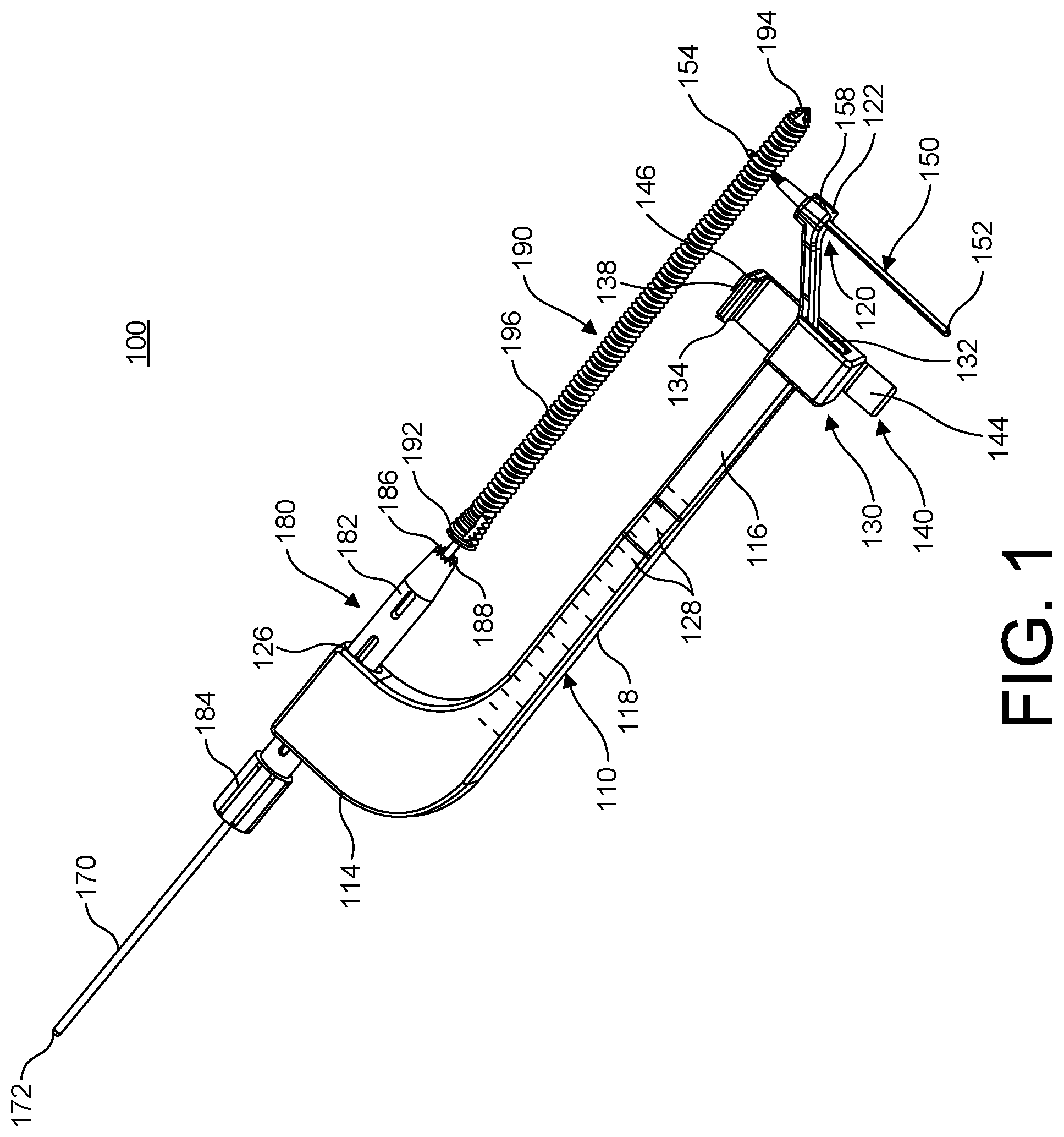 Patent US11779381 Figure 1 – Bone fixation system, assembly, implants, devices, alignment guides, and methods of use