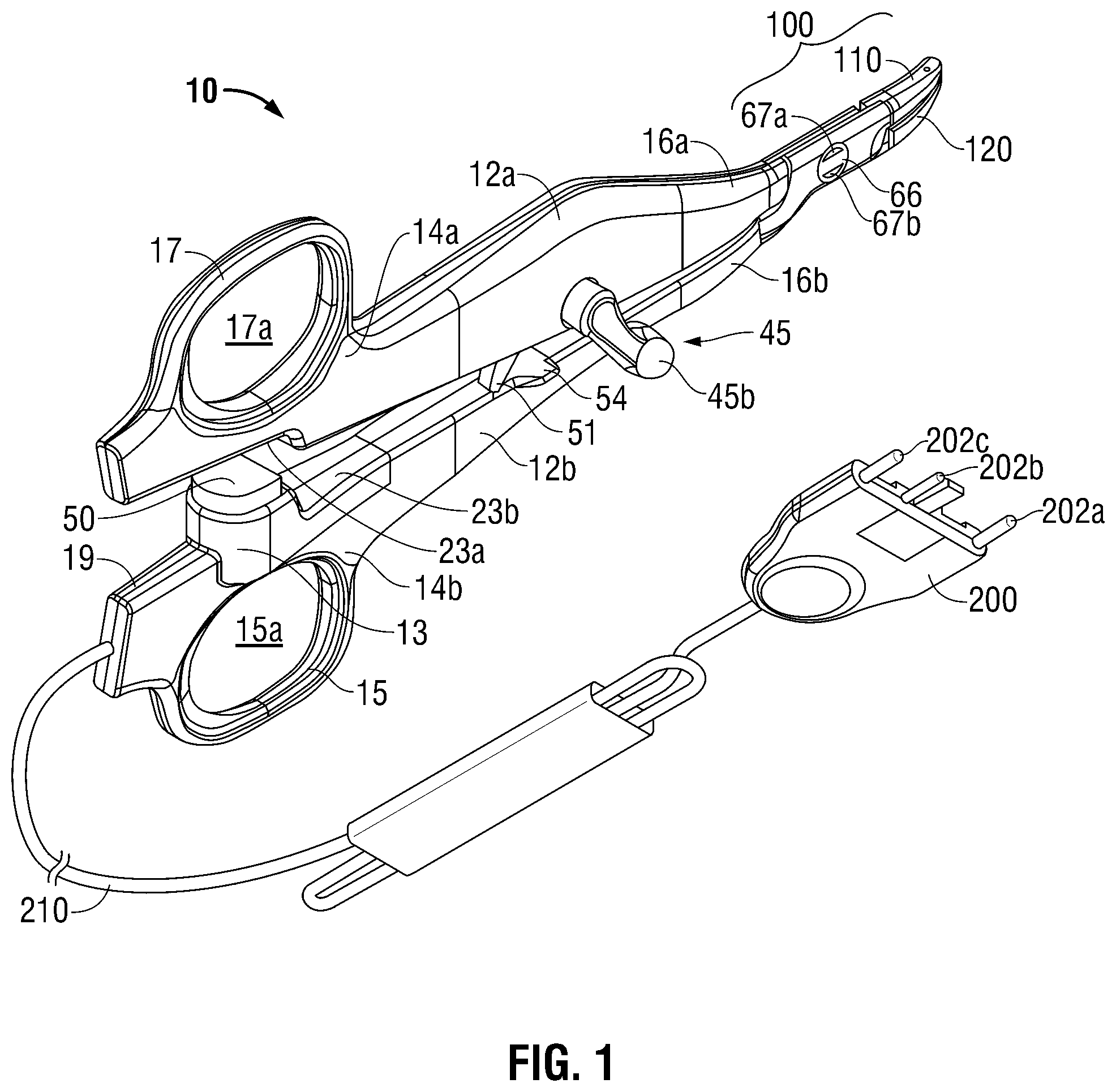 Patent US11779385 Figure 1 – Surgical forceps