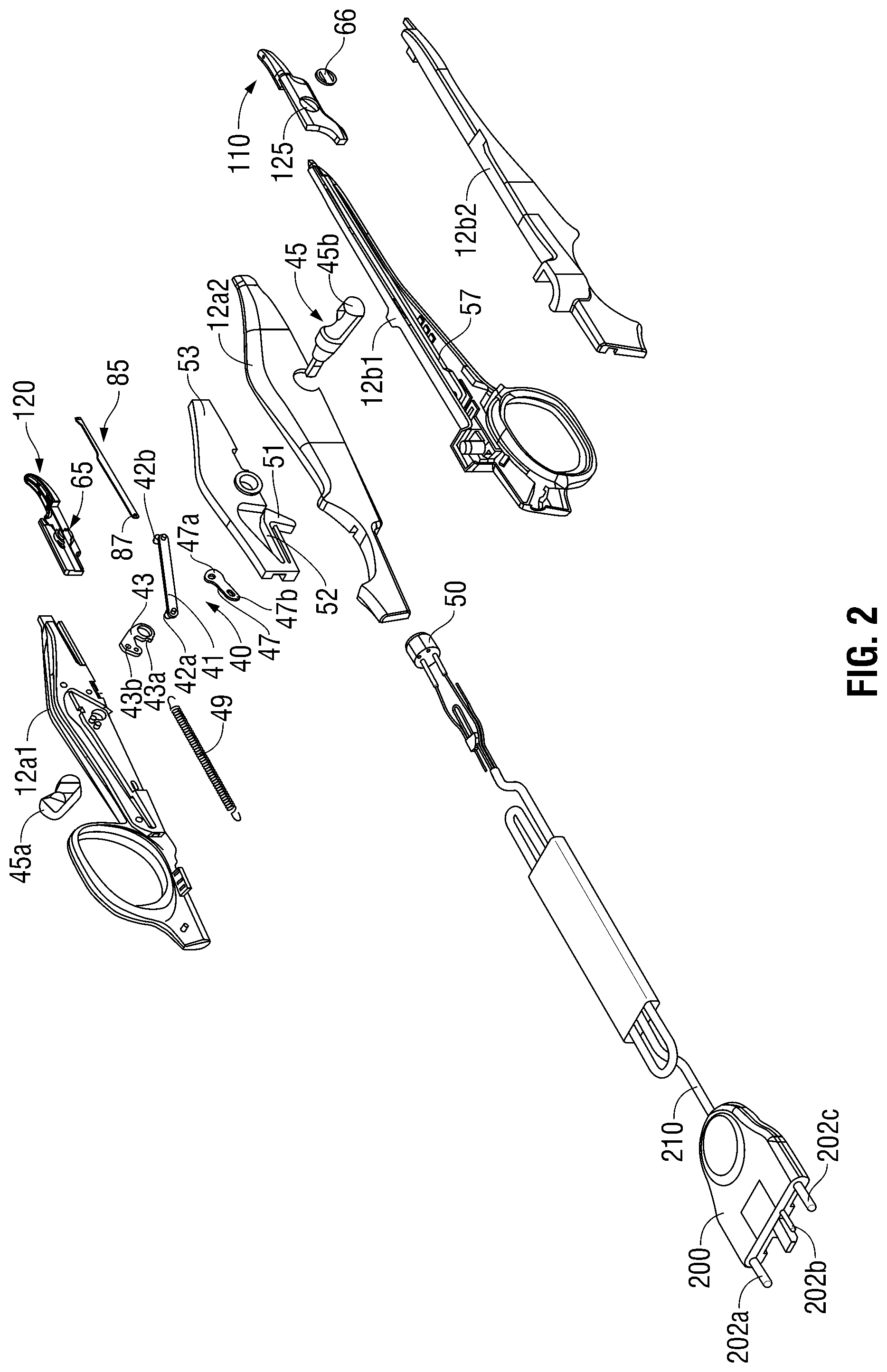 Patent US11779385 Figure 2 – Surgical forceps