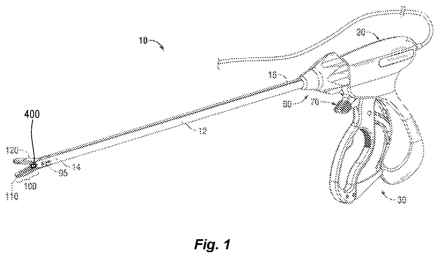 Patent US11779386 Figure 1 – Two-part seal plate for vessel sealer and method of manufacturing same